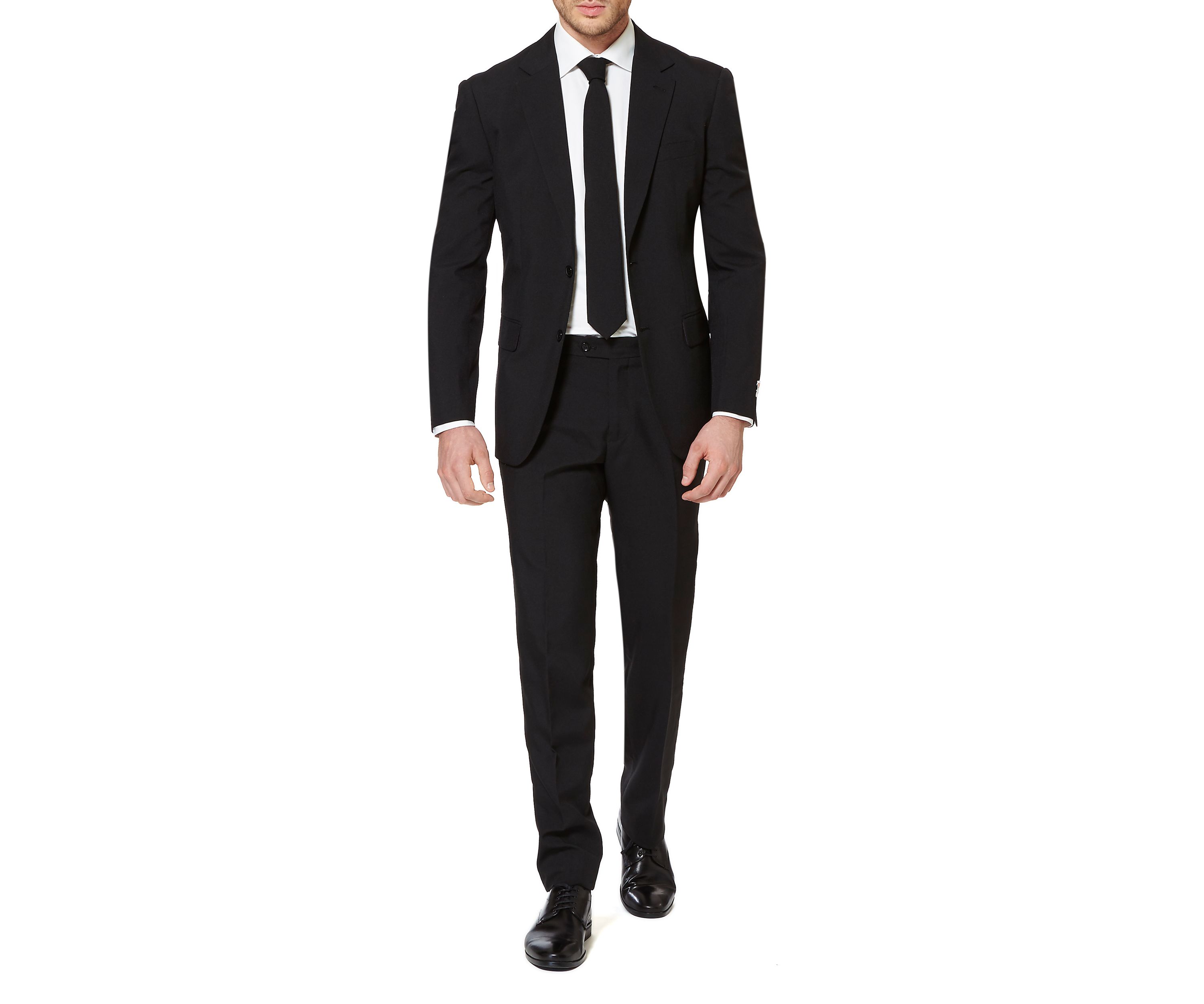 Black Knight  2 Piece Suit + Tie