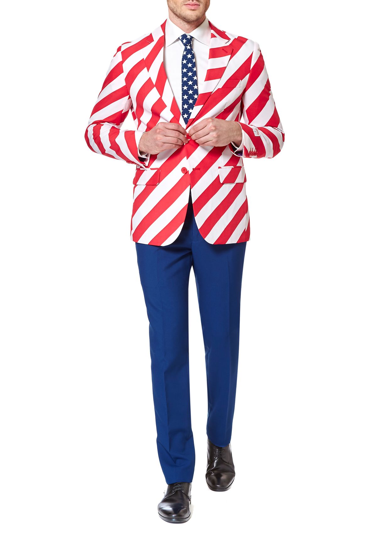 United Stripes  2 Piece Suit + Tie