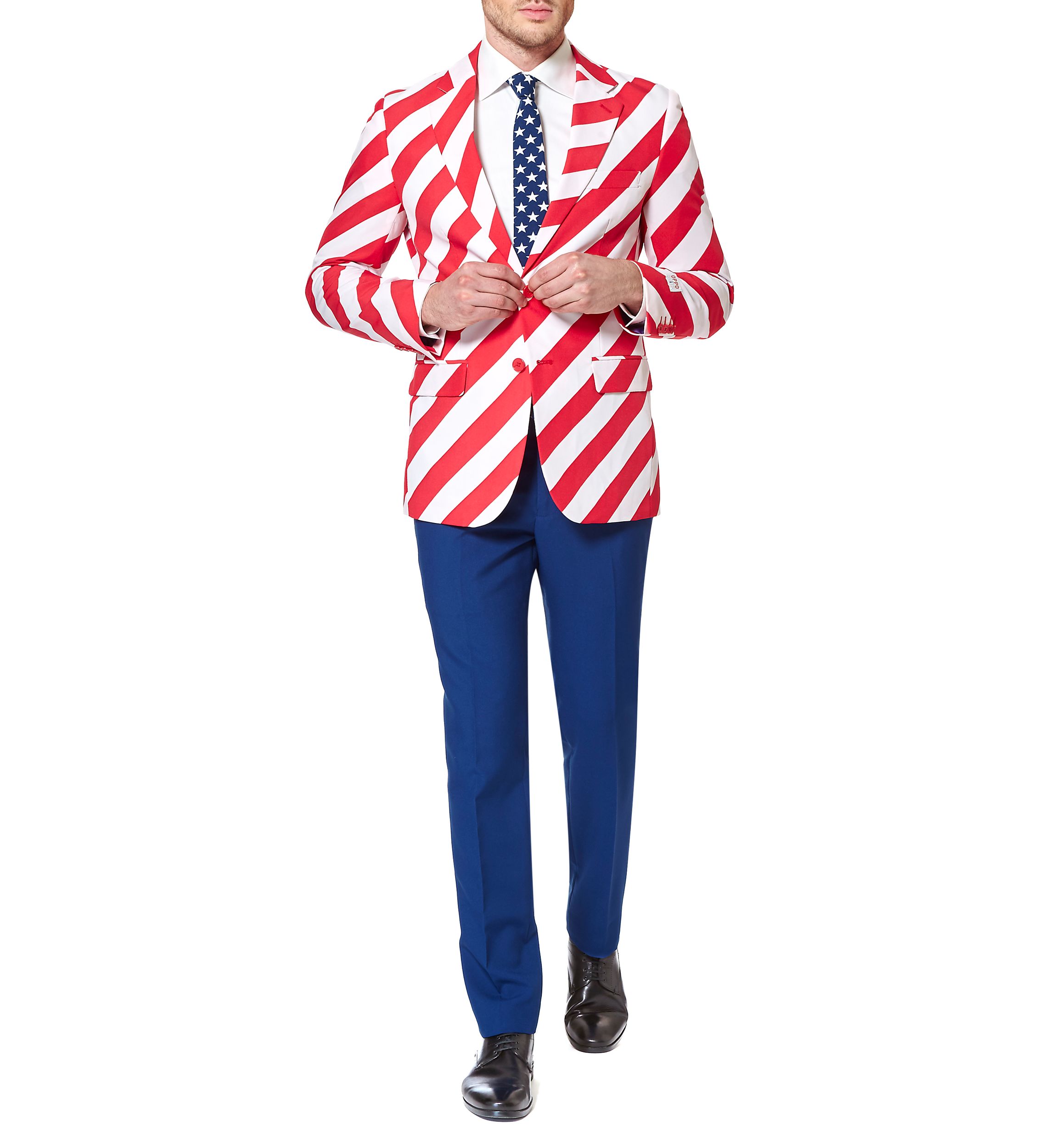 United Stripes  2 Piece Suit + Tie