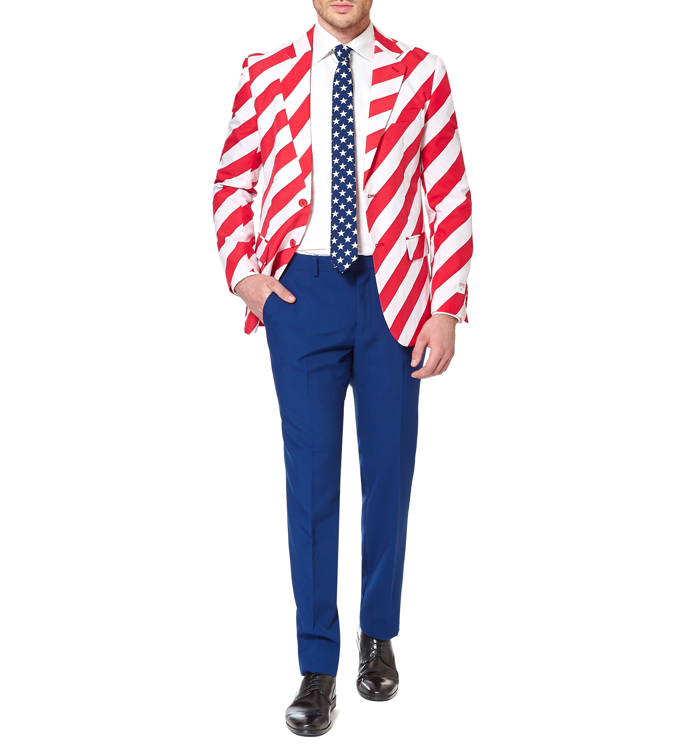 United Stripes  2 Piece Suit + Tie