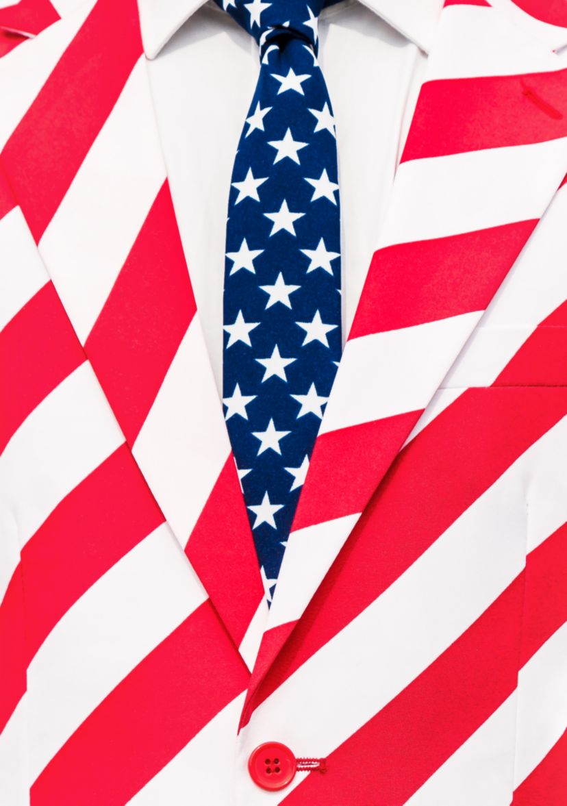 United Stripes  2 Piece Suit + Tie