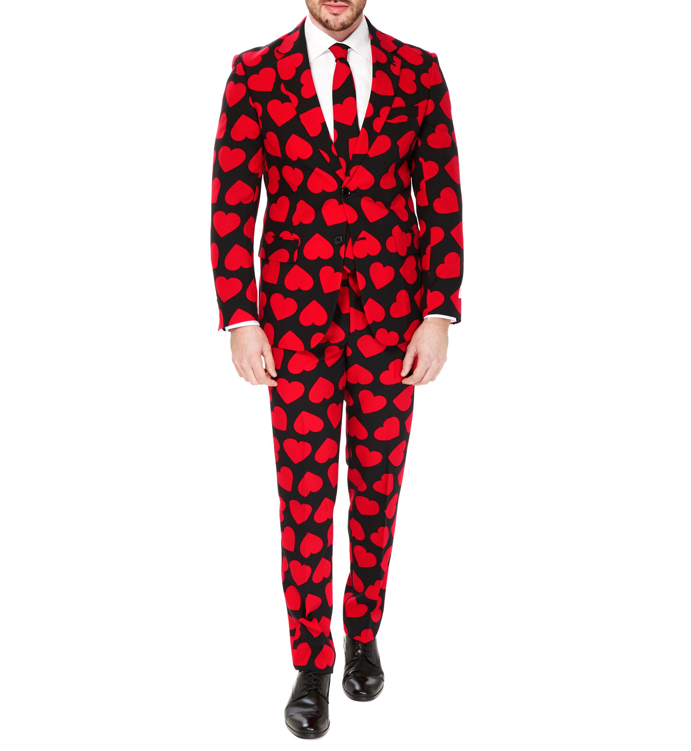 King of Hearts 2 Piece Suit + Tie