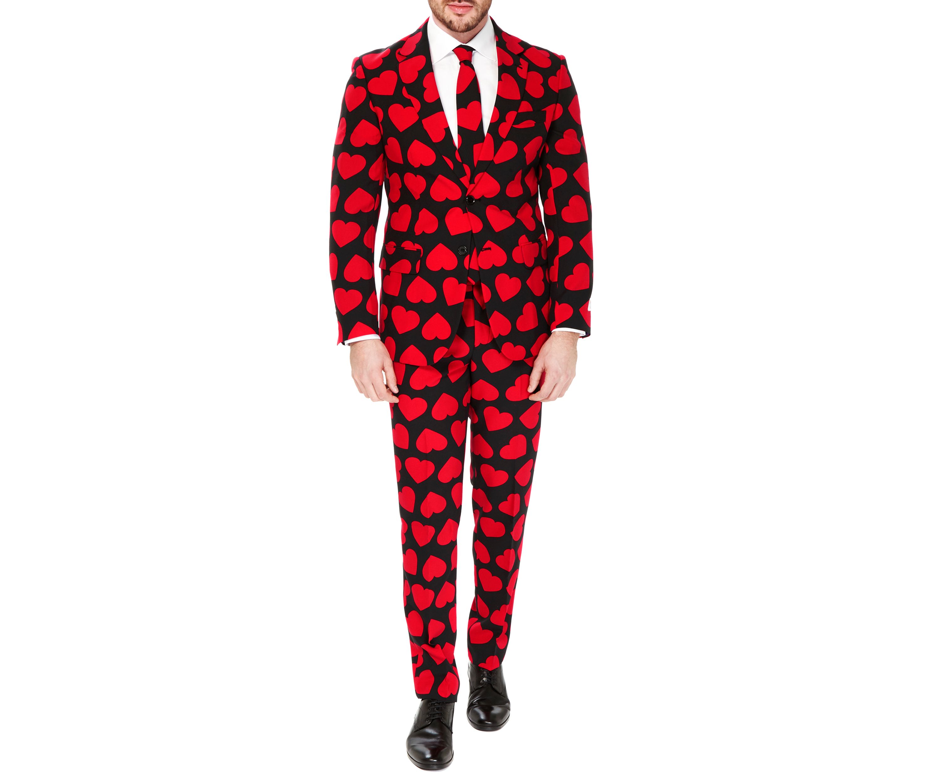 King of Hearts 2 Piece Suit + Tie