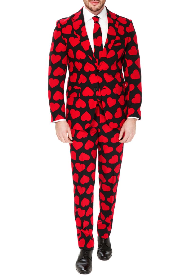 King of Hearts 2 Piece Suit + Tie