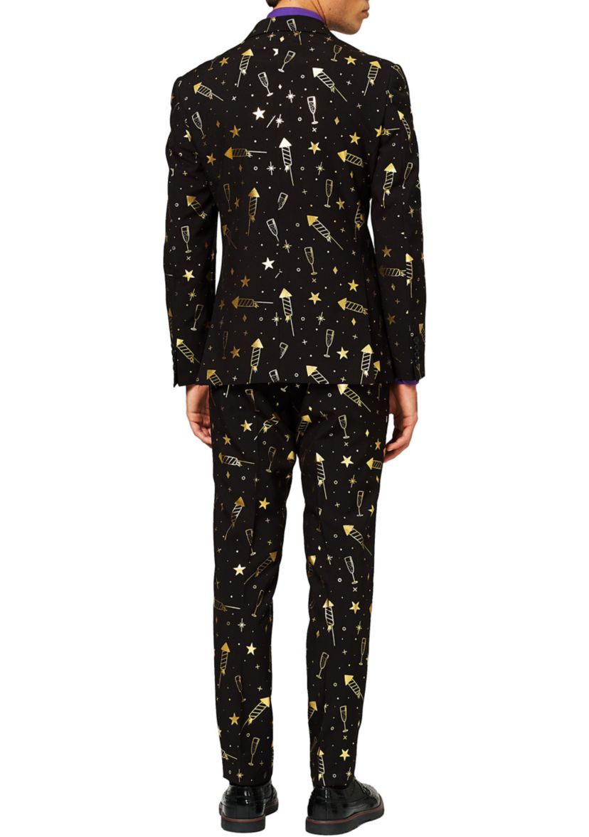 Fancy Fireworks  2 Piece Suit + Tie