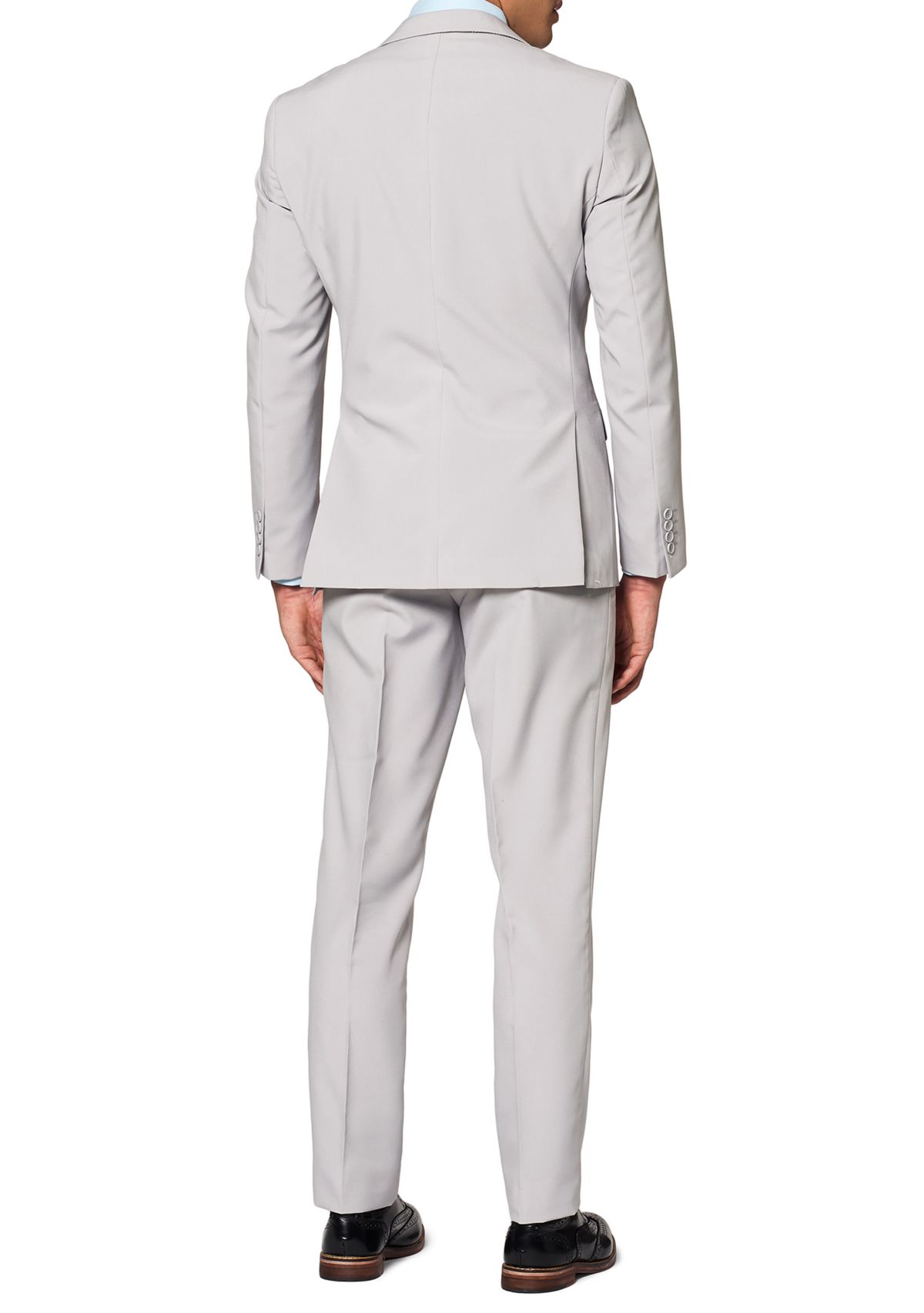 Groovy Grey  2 Piece Suit + Tie