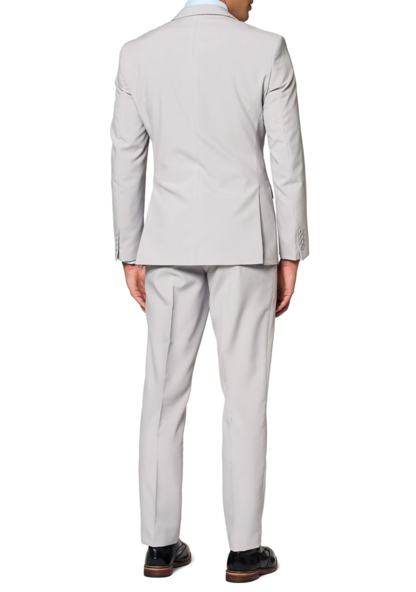 Groovy Grey  2 Piece Suit + Tie