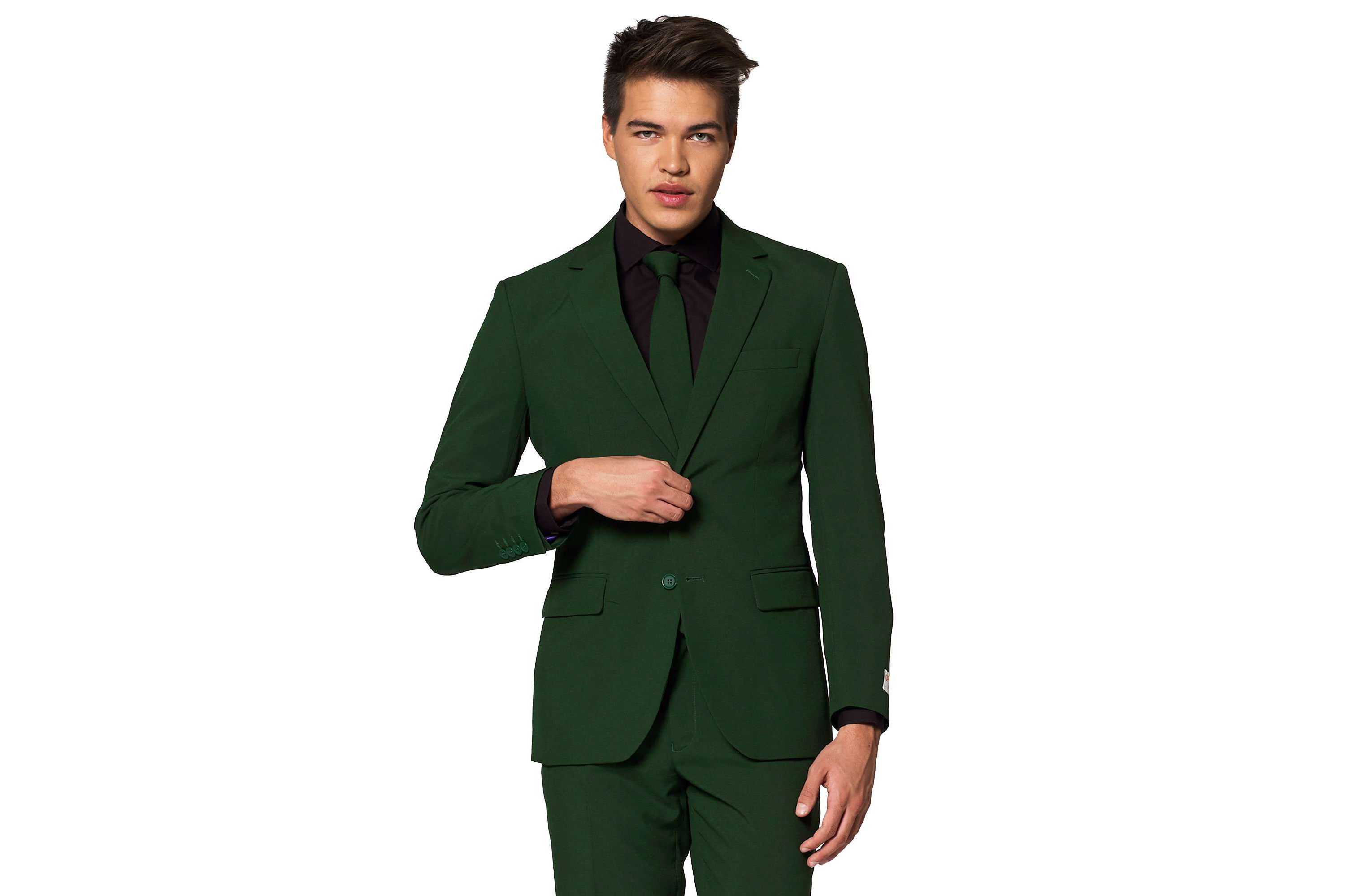Glorious Green  2 Piece Suit + Tie