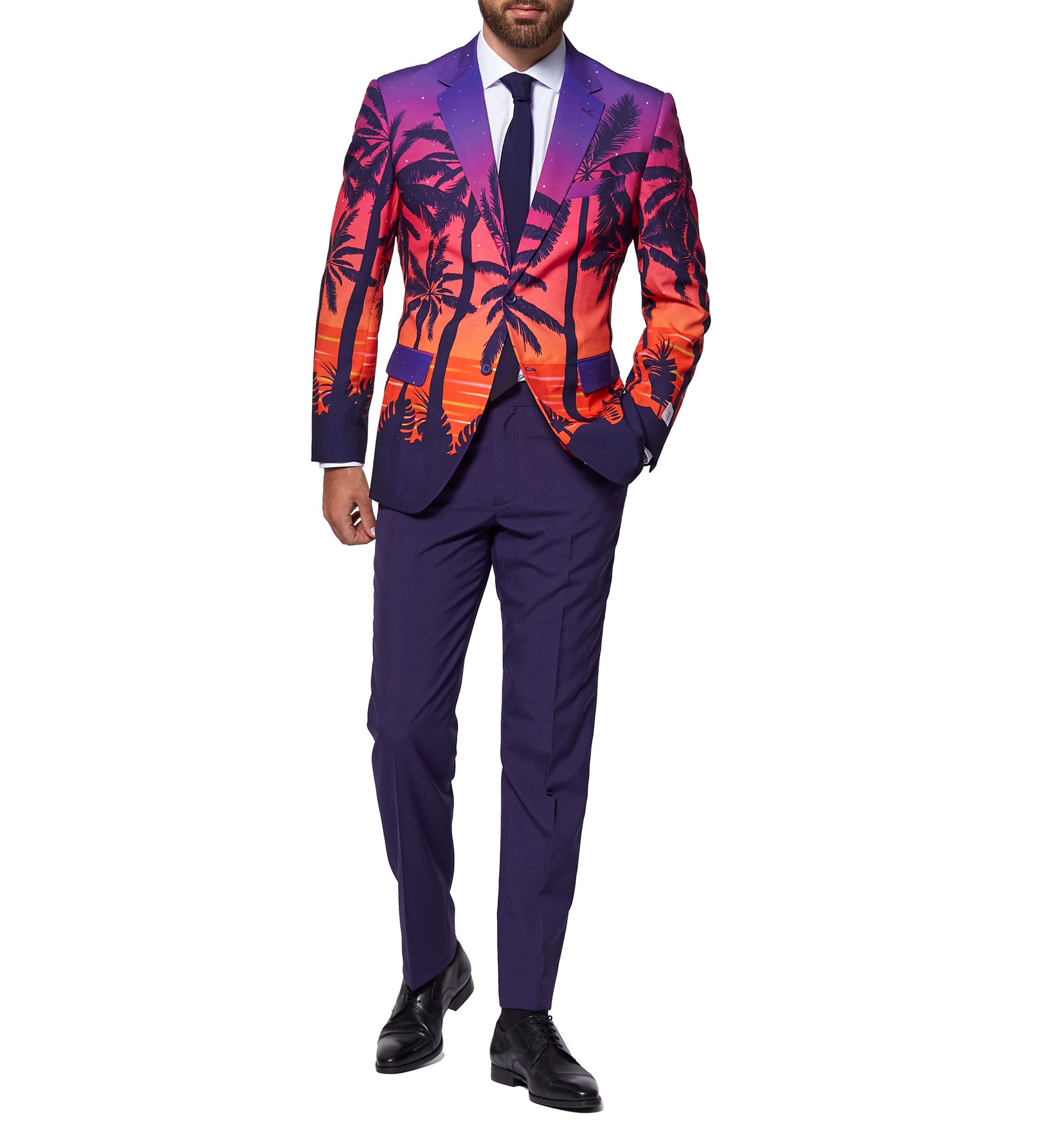 Suave Sunset  2 Piece Suit + Tie