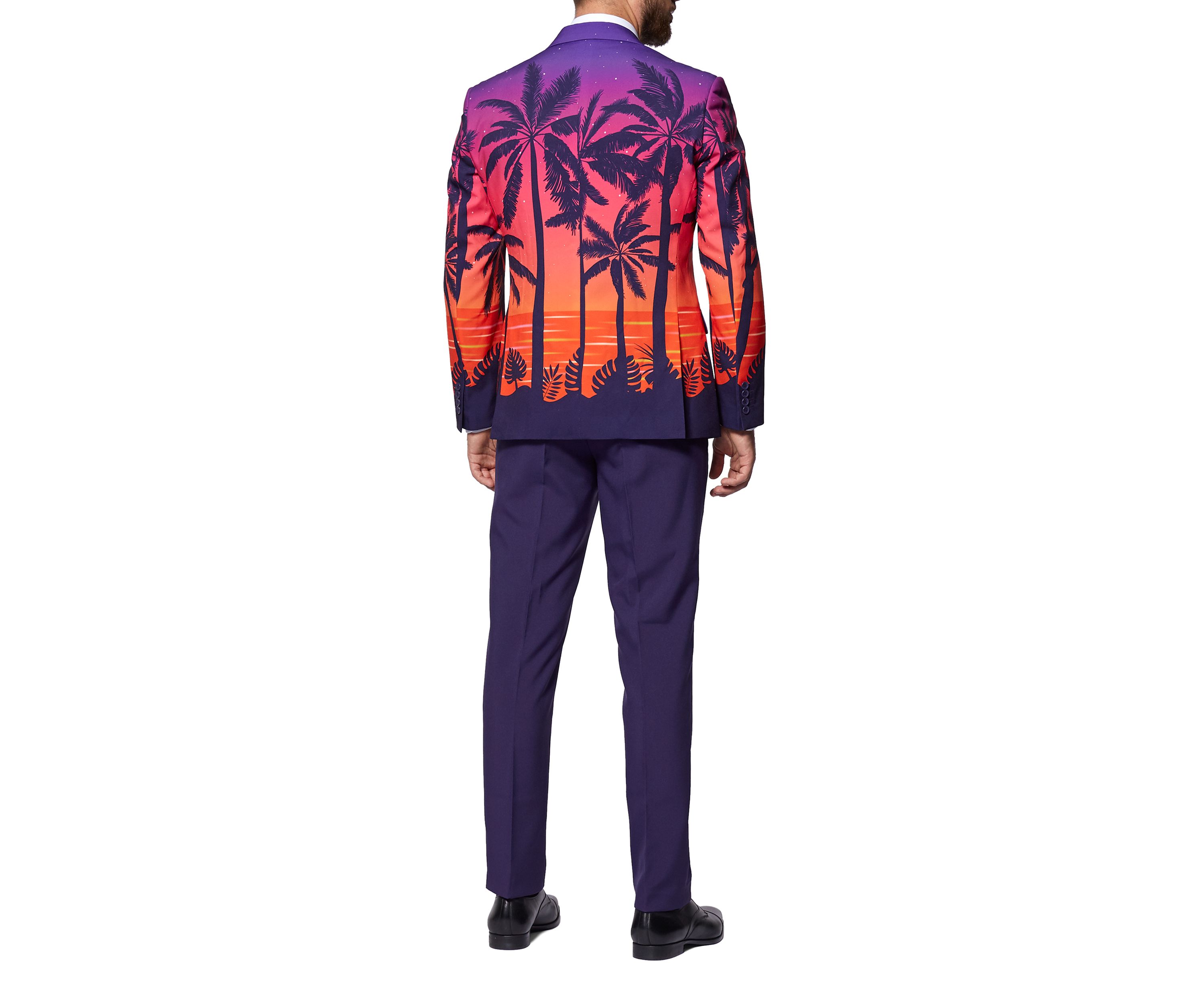 Suave Sunset  2 Piece Suit + Tie