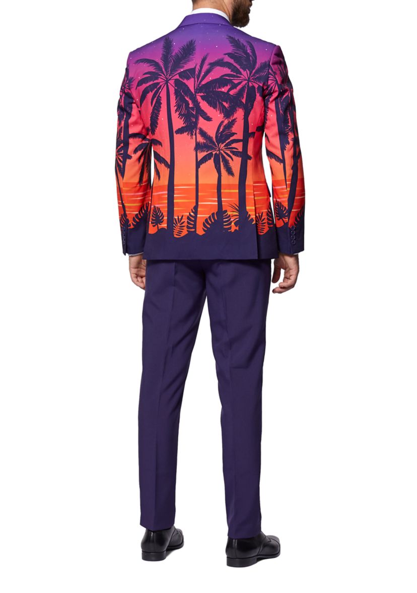 Suave Sunset  2 Piece Suit + Tie