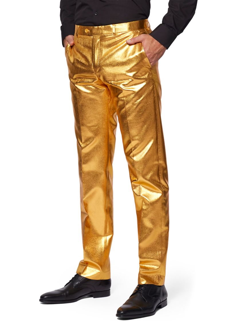 Groovy Gold  2 Piece Suit + Tie