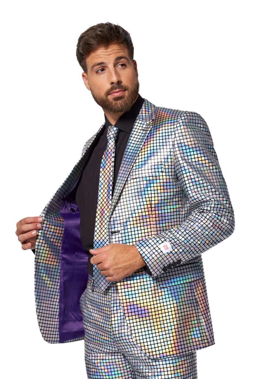 Discoballer  2 Piece Suit + Tie