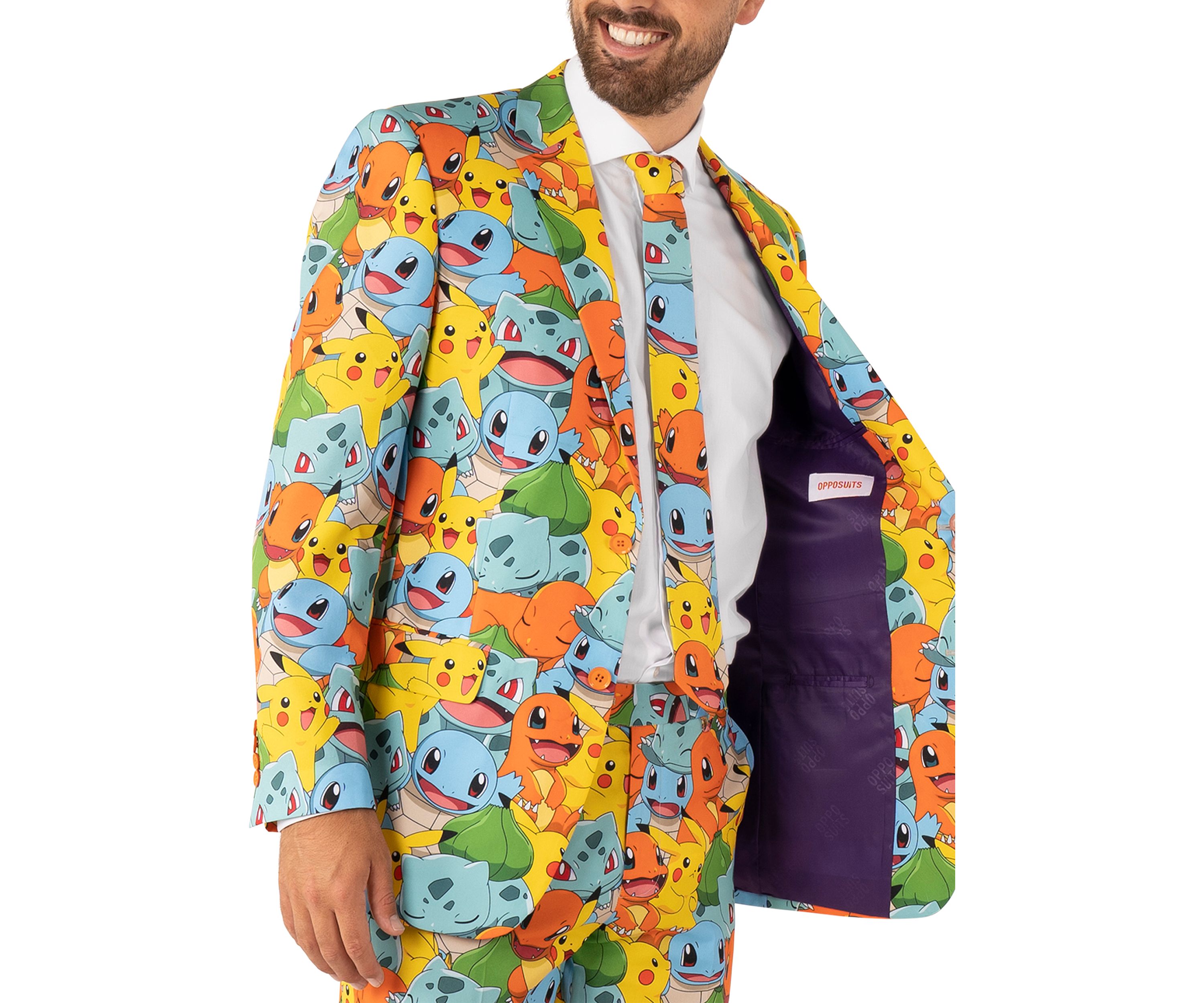Pokémon  2 Piece Suit + Tie