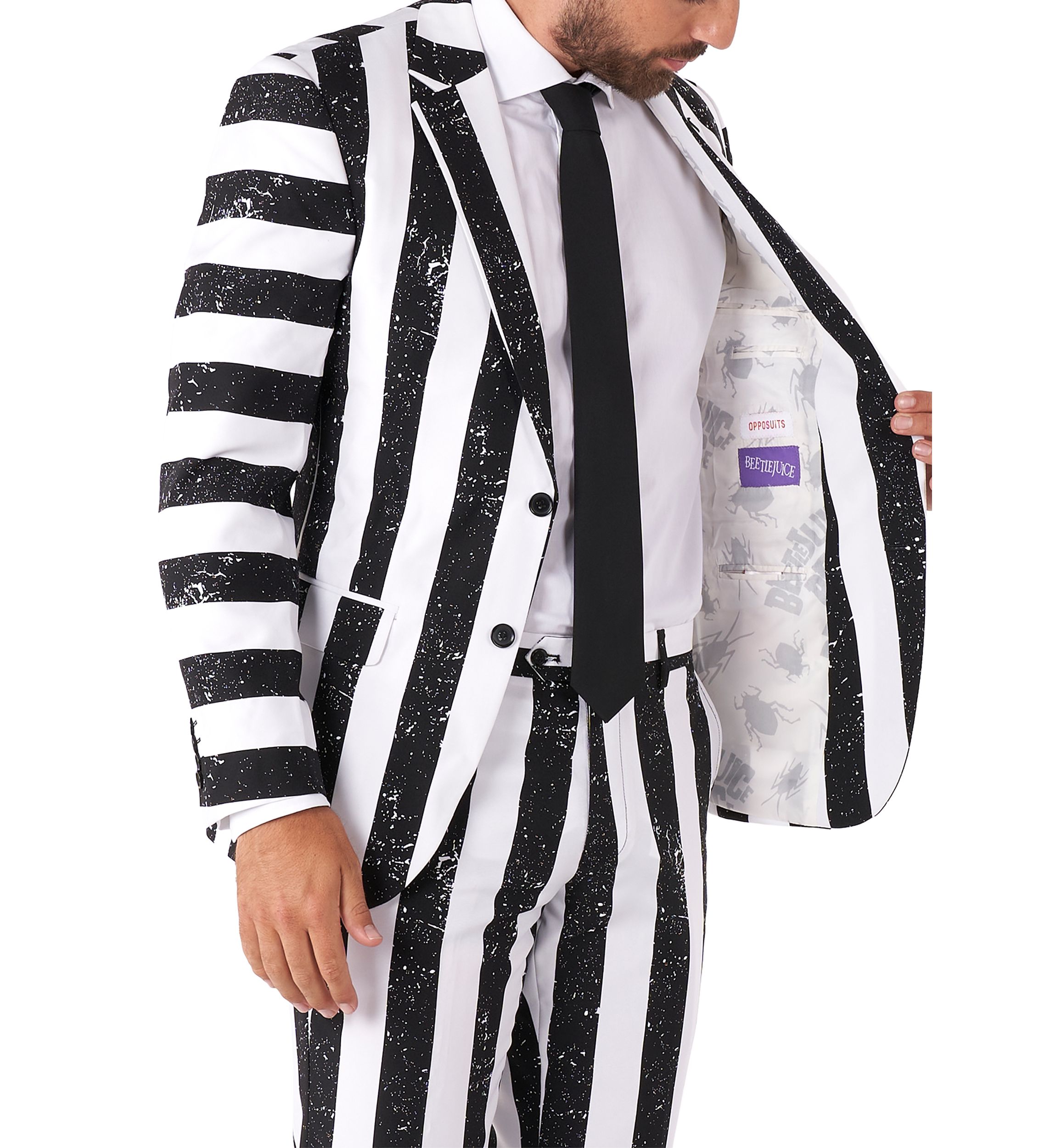 Beetlejuice  2 Piece Suit + Tie