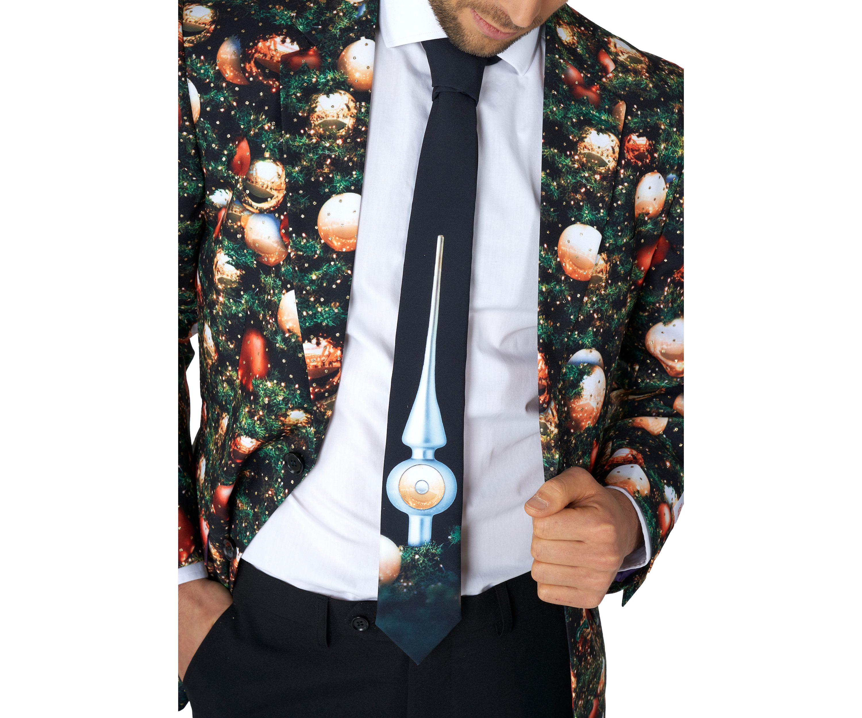 Shine Pine  2 Piece Suit + Tie