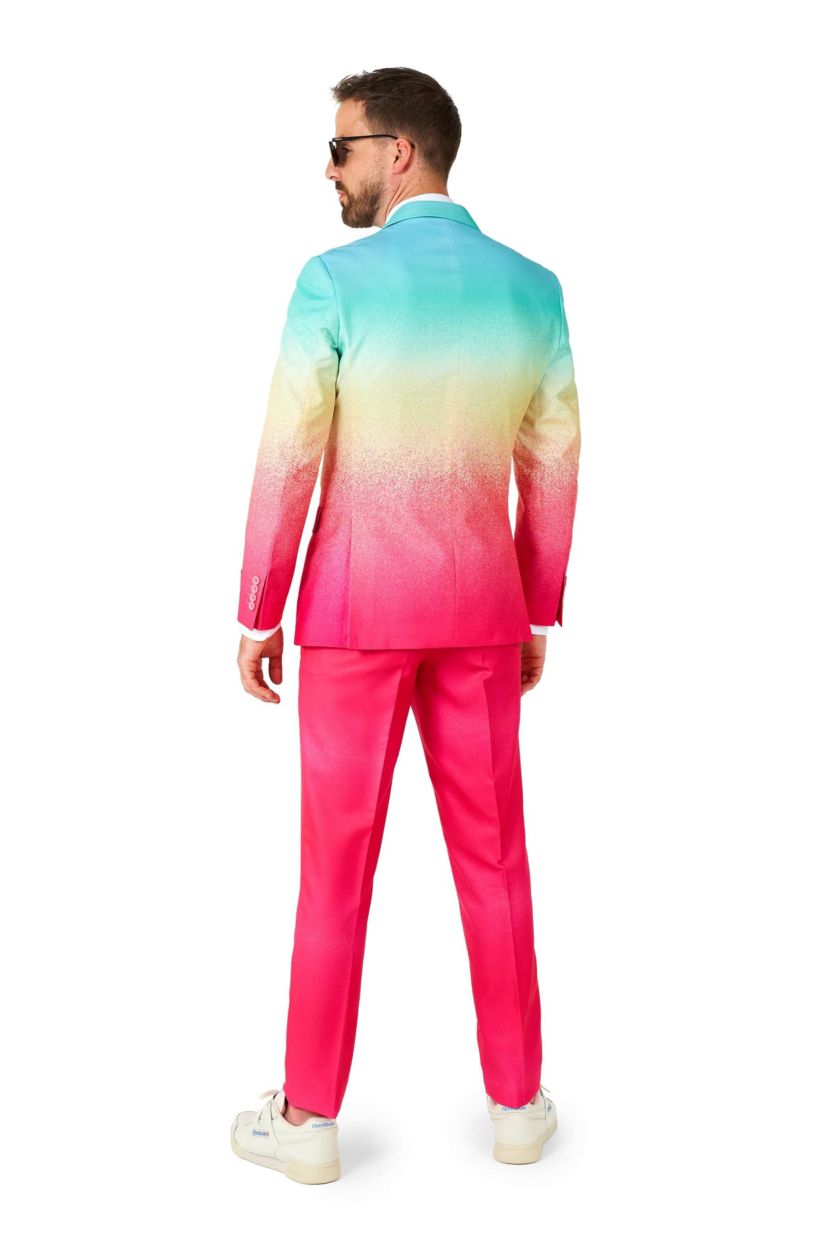 Funky Fade 2 Piece Suit + Tie