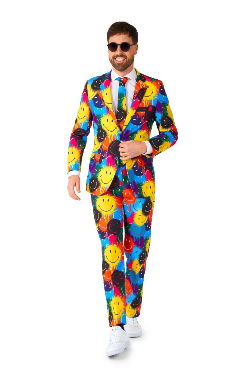 Smiley® Drip  2 Piece Suit + Tie