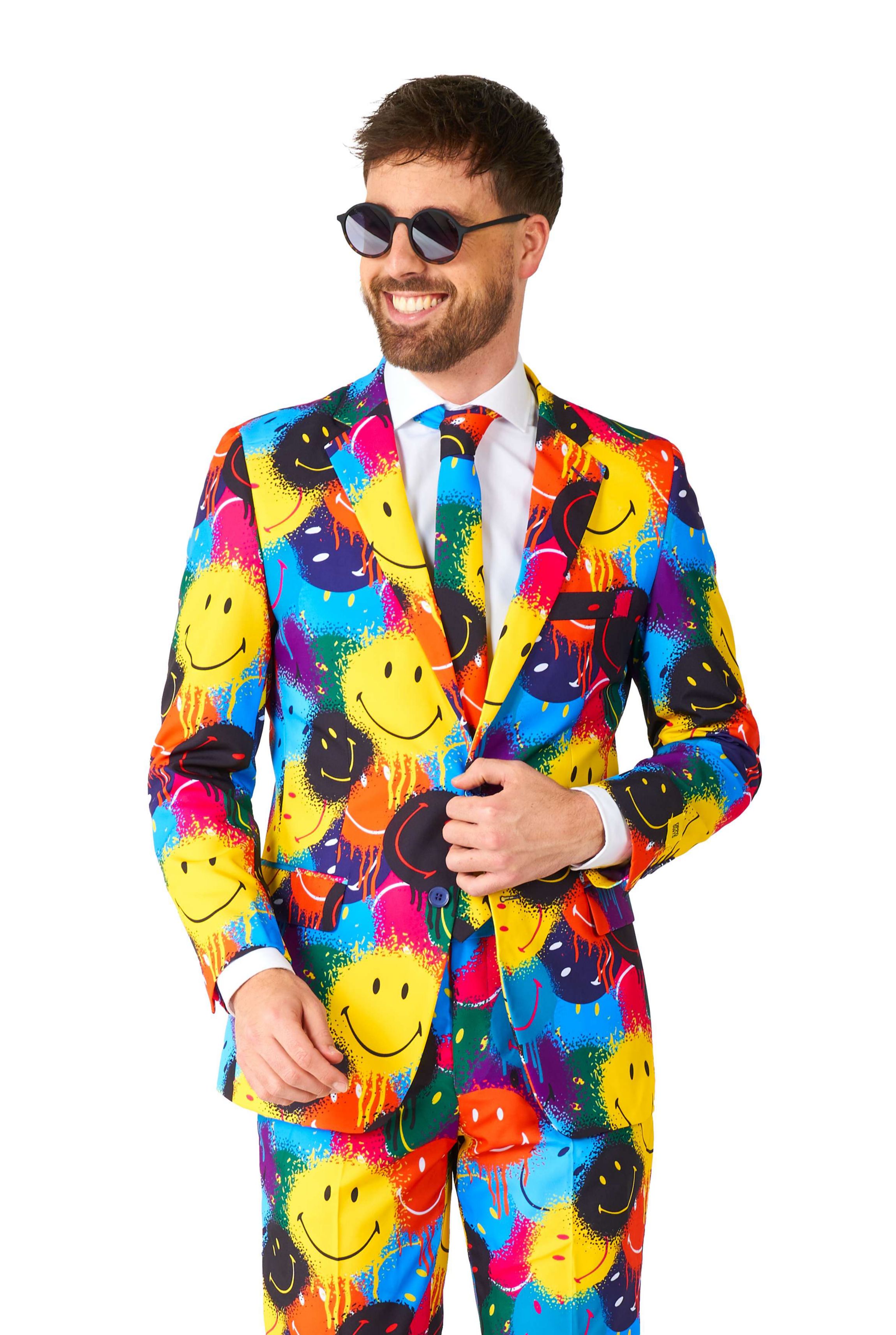 Smiley® Drip  2 Piece Suit + Tie