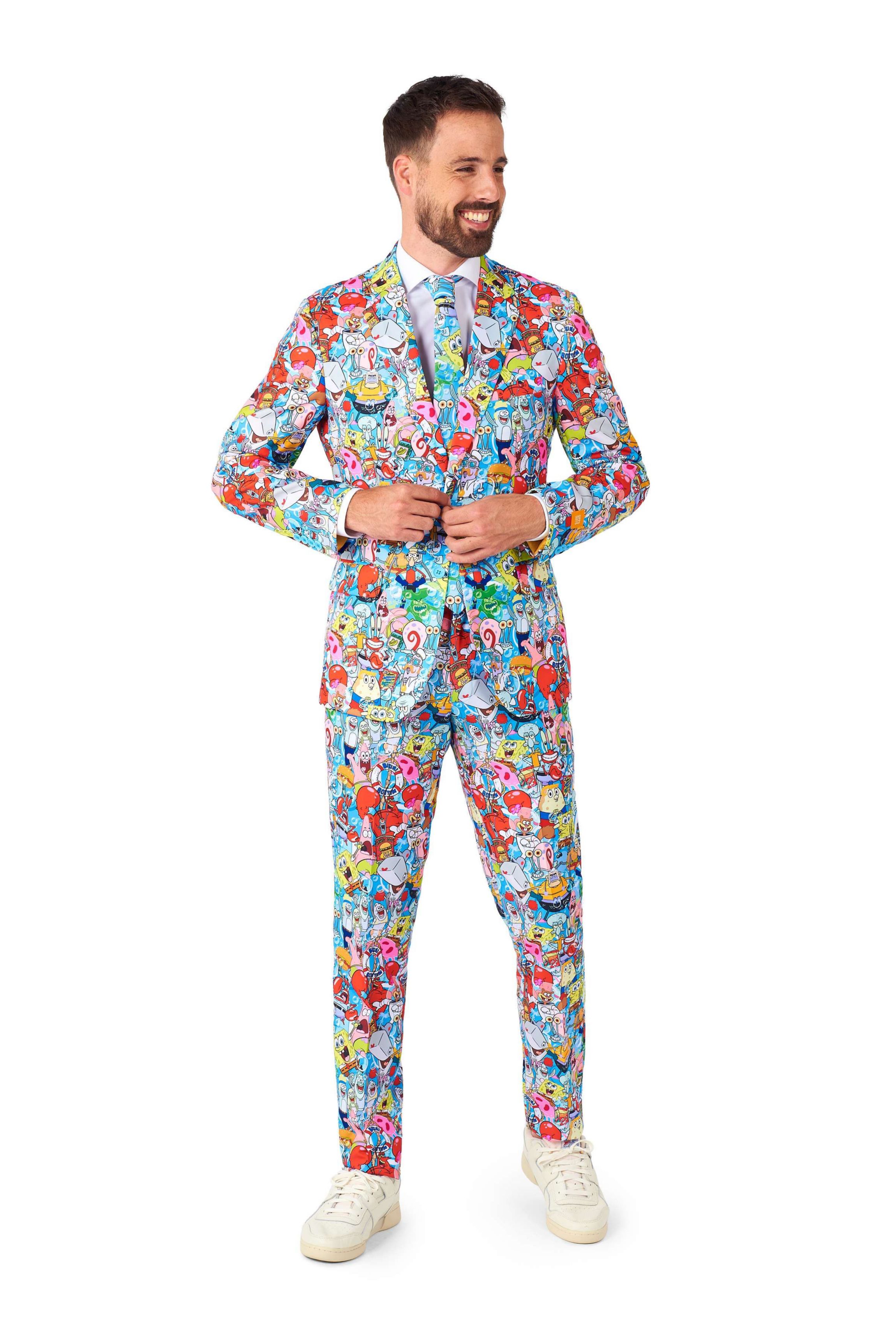 SpongeBob™ Frenzy 2 Piece Suit + Tie