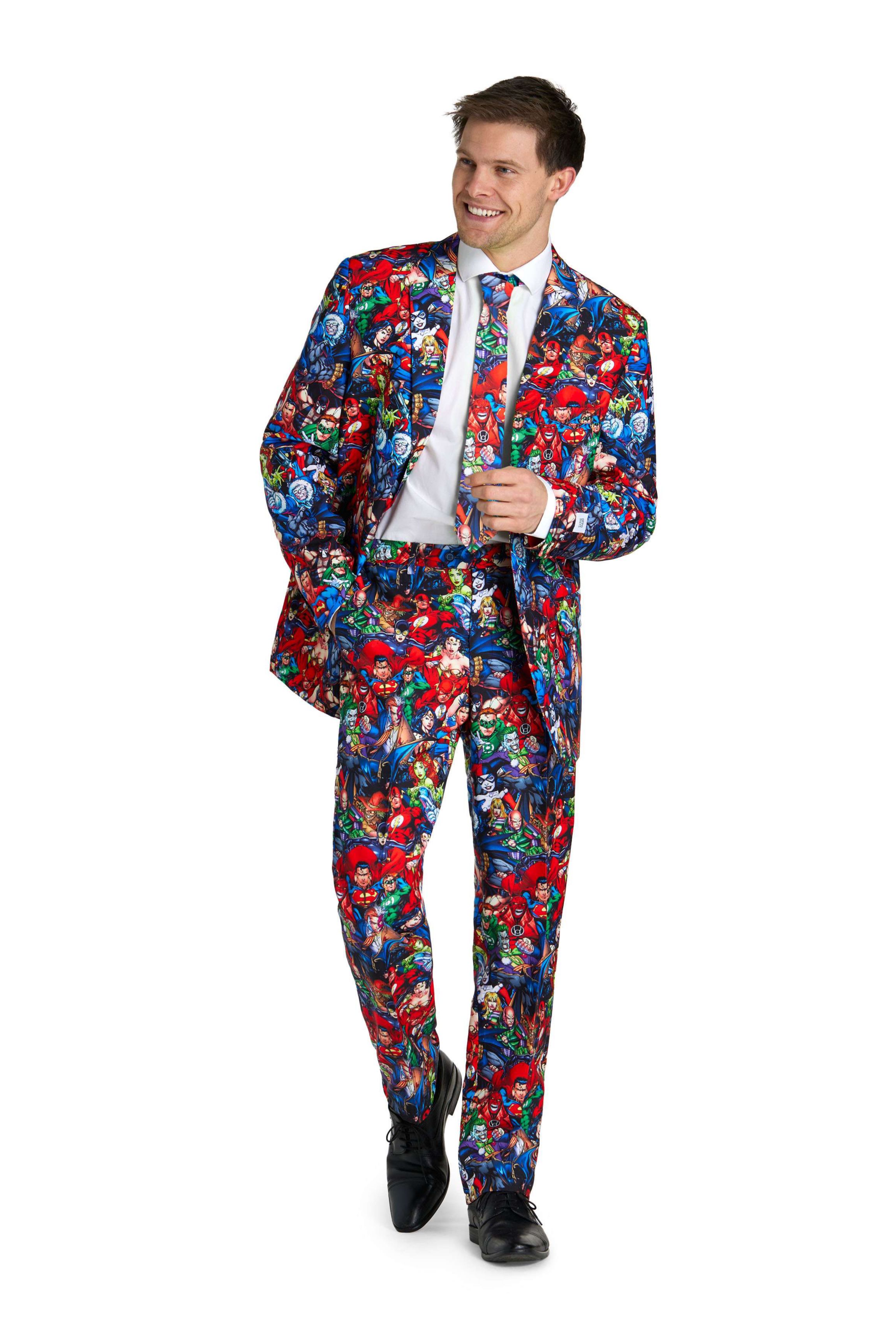 DC Heroes   2 Piece Suit + Tie