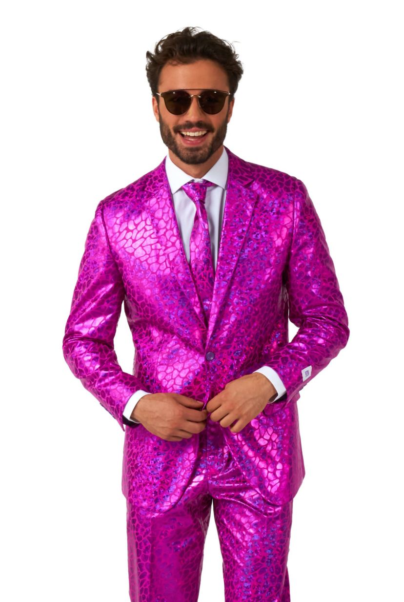 Peppy Pink  2 Piece Suit + Tie