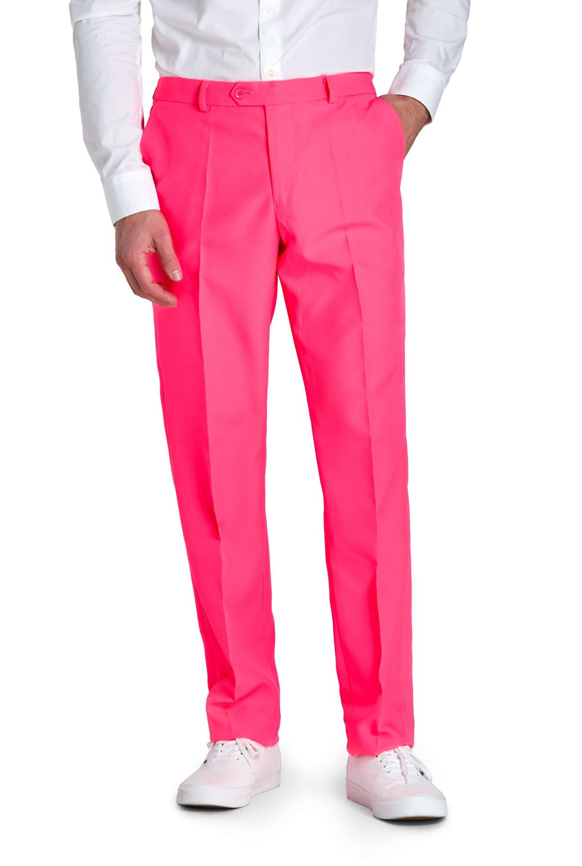 Neon Pink Power  2 Piece Suit + Tie