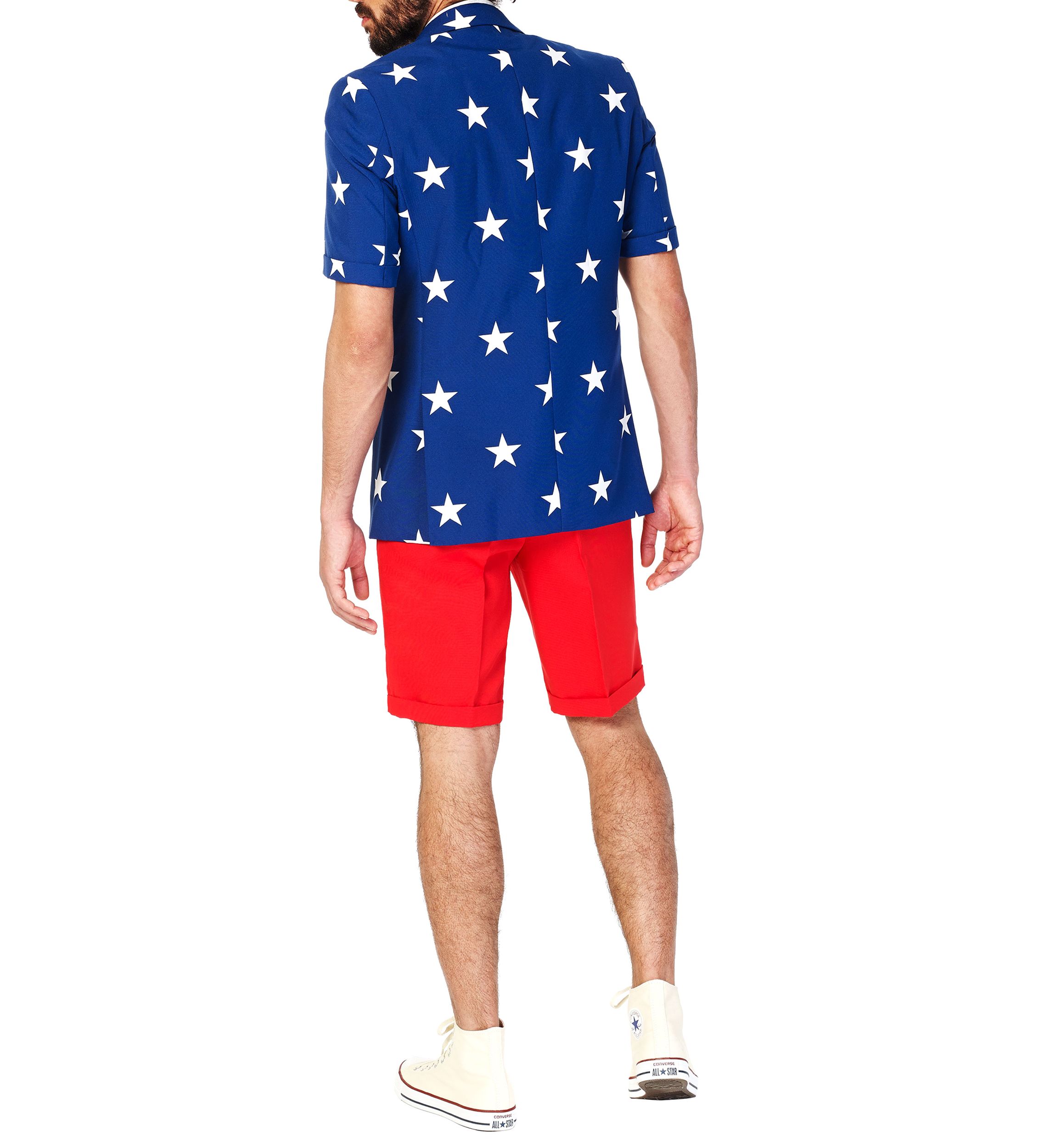 SUMMER Stars and Stripes  2 Piece Suit + Tie