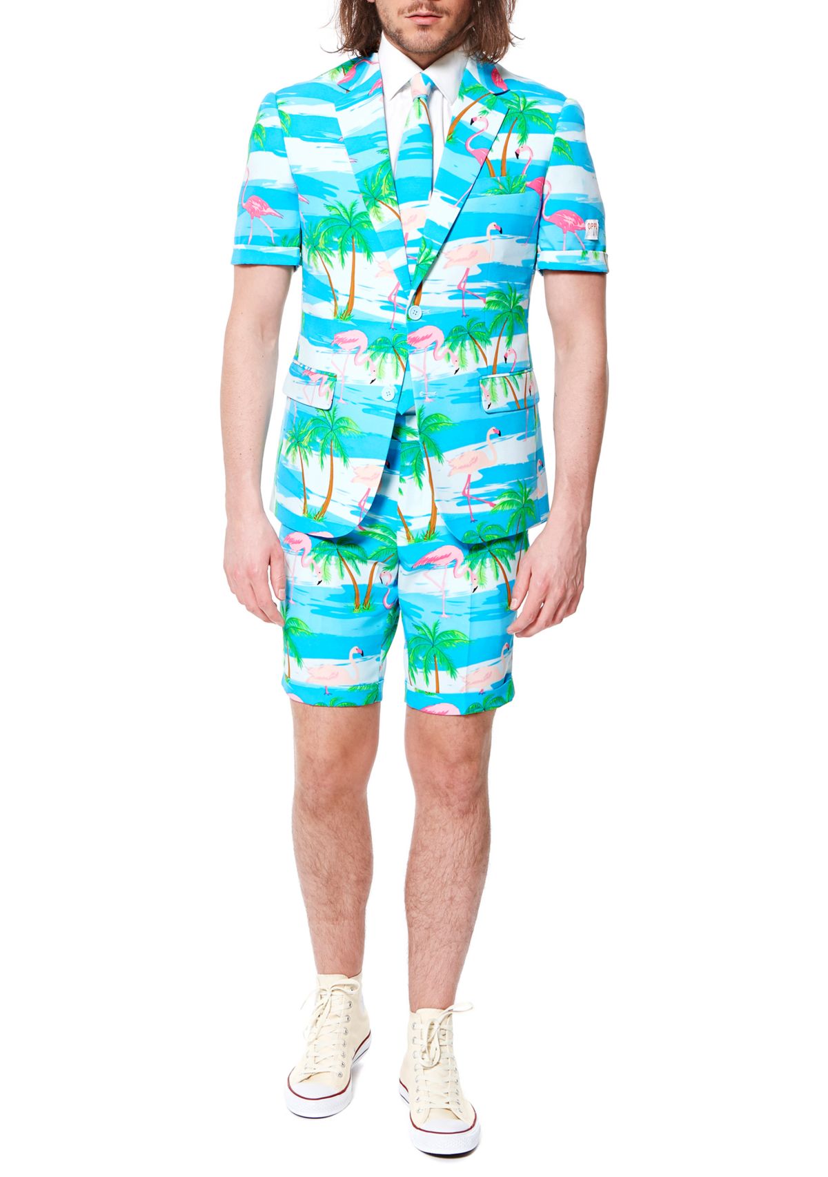 SUMMER Flaminguy  2 Piece Suit + Tie