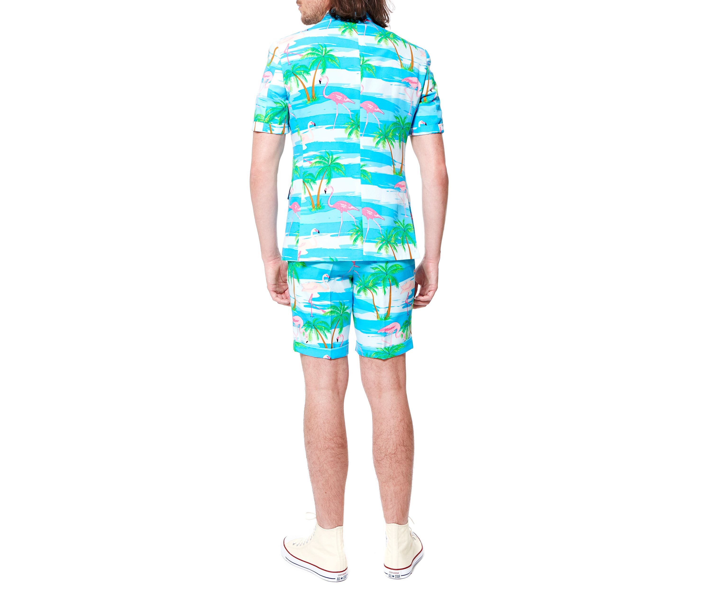 SUMMER Flaminguy  2 Piece Suit + Tie