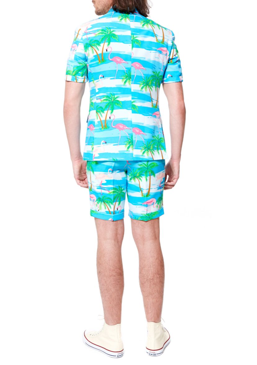 SUMMER Flaminguy  2 Piece Suit + Tie