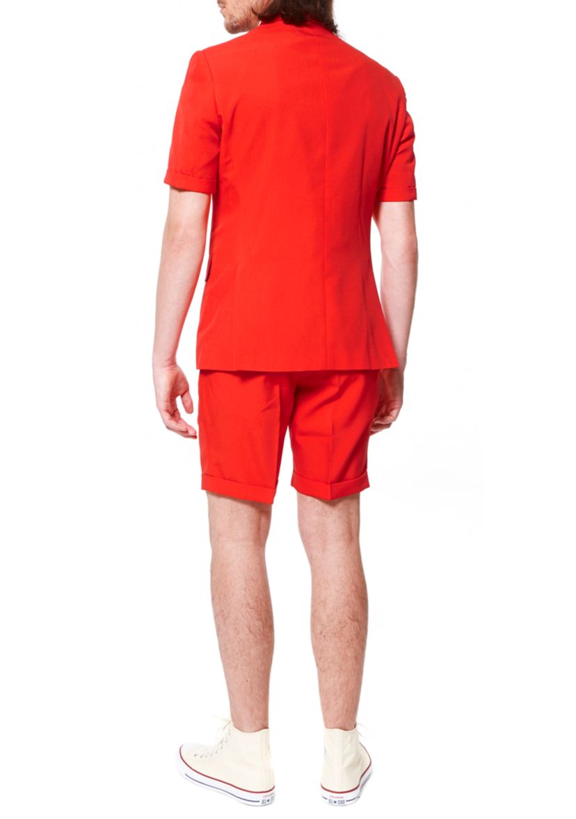 SUMMER Red Devil 2 Piece Suit + Tie