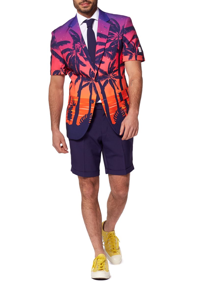 SUMMER Suave Sunset  2 Piece Suit + Tie
