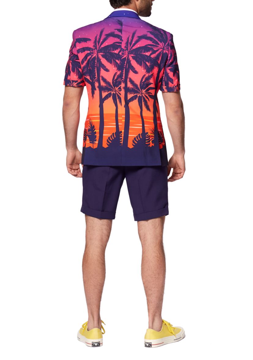 SUMMER Suave Sunset  2 Piece Suit + Tie