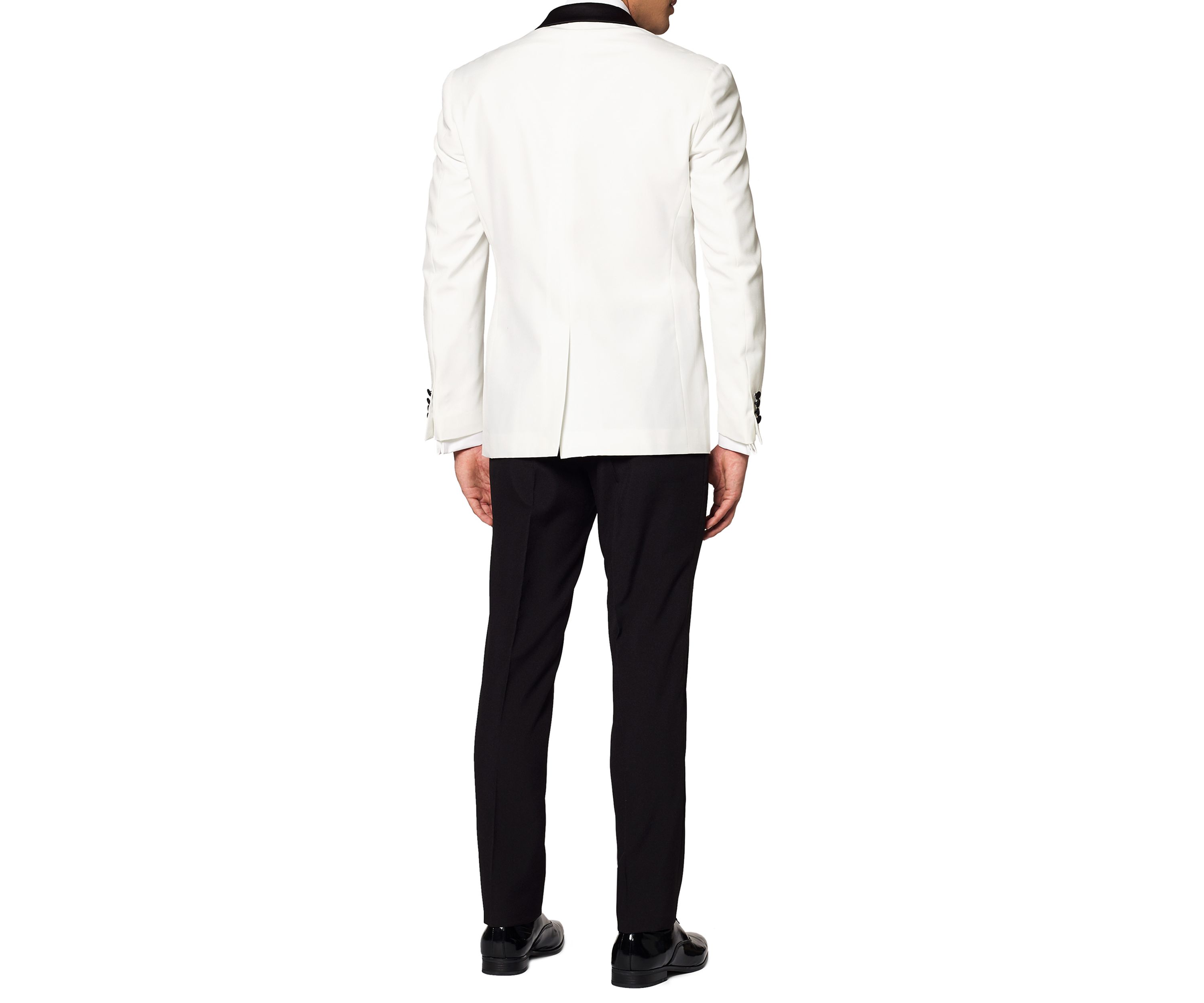 Pearly White Tuxedo 2 Piece Tuxedo + Bow Tie