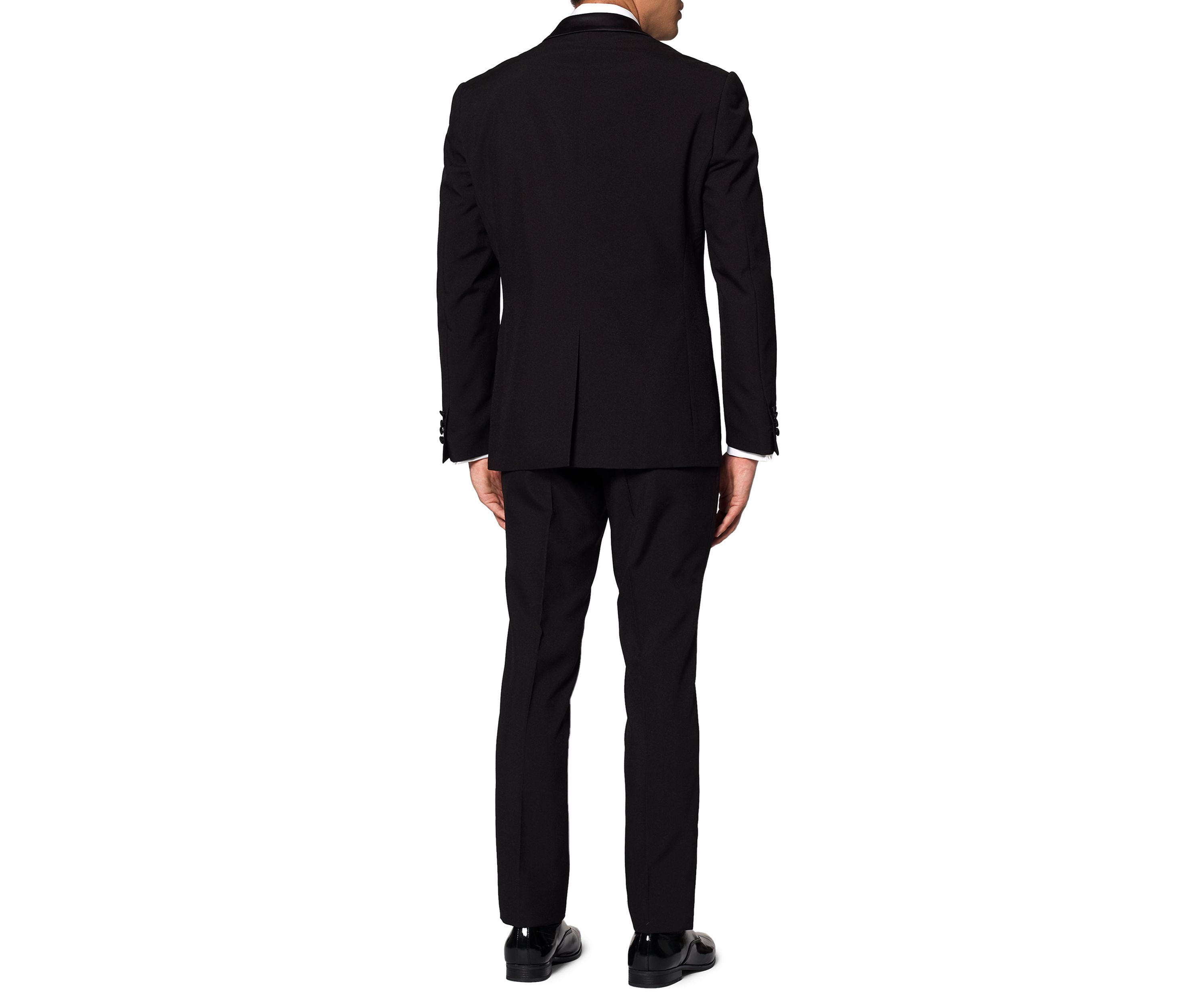 Jet Set Black Tuxedo 2 Piece Tuxedo + Bow Tie