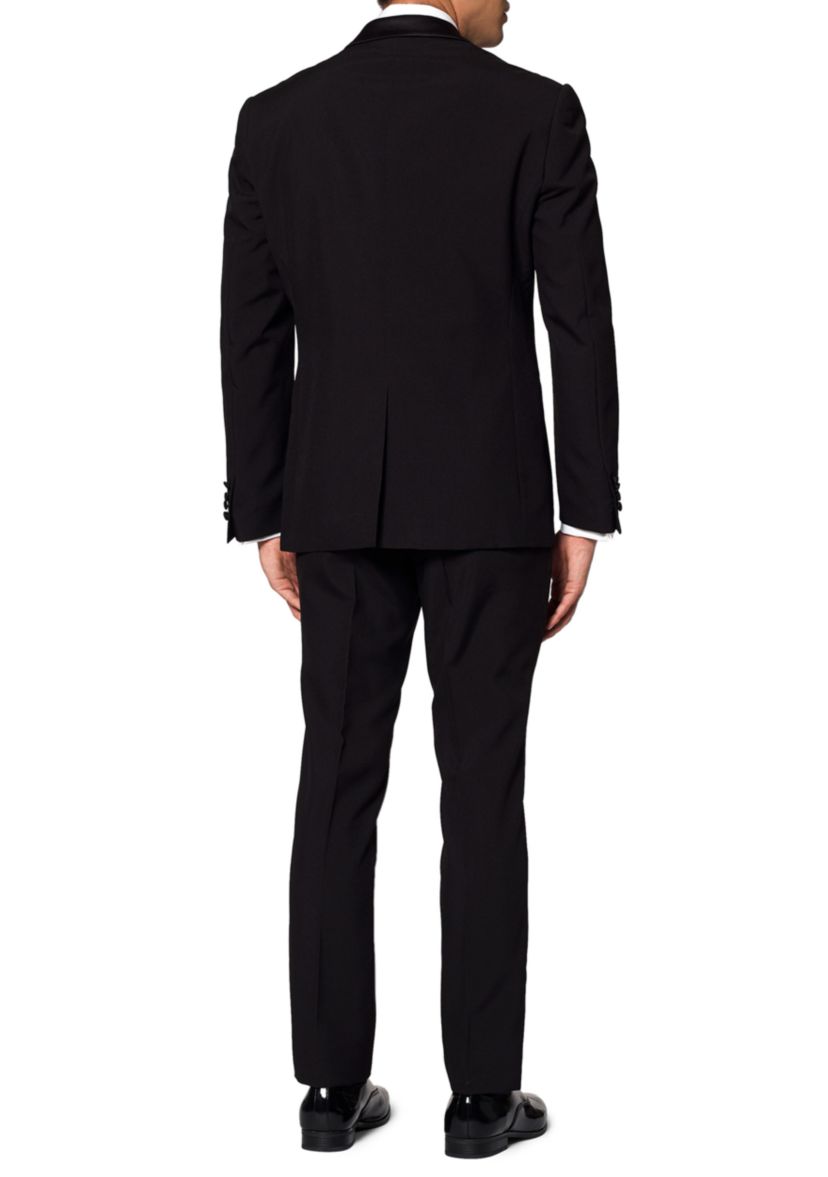Jet Set Black Tuxedo 2 Piece Tuxedo + Bow Tie