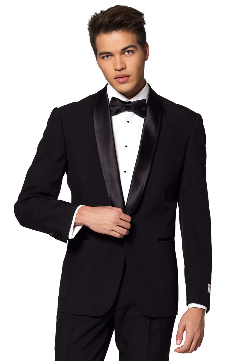 Jet Set Black Tuxedo 2 Piece Tuxedo + Bow Tie
