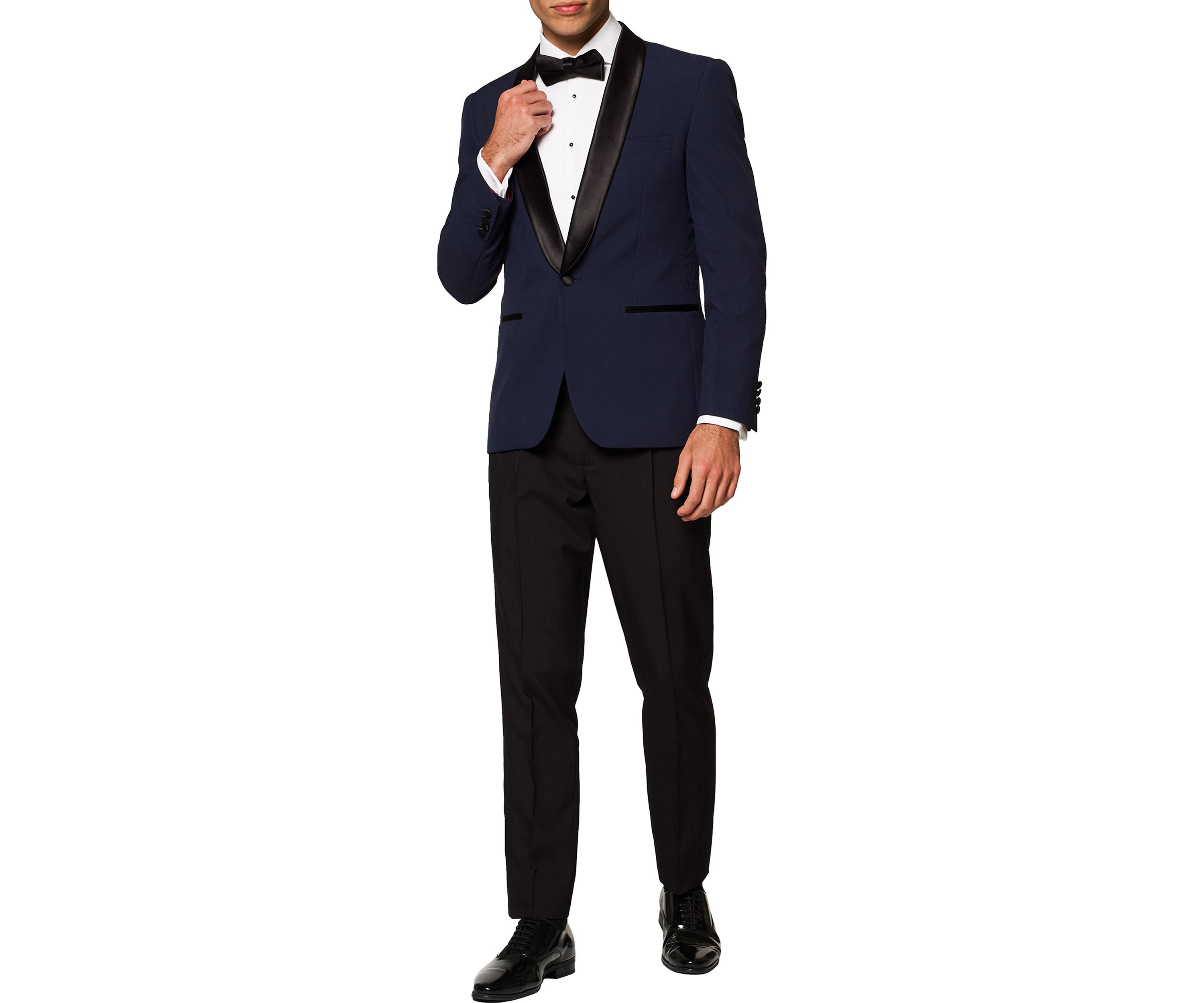 Midnight Blue Tuxedo 2 Piece Tuxedo + Bow Tie