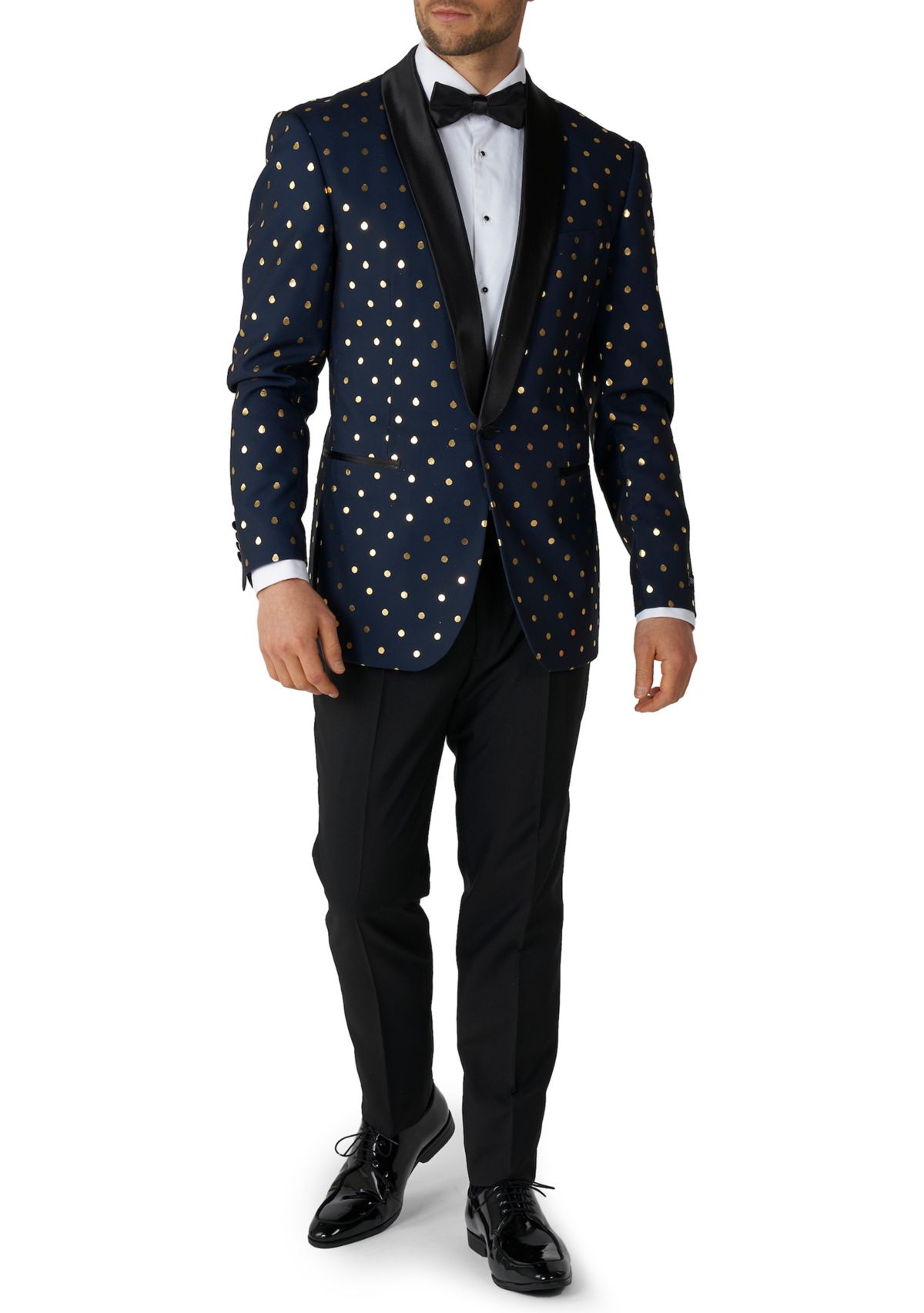 Goldy Dots Tuxedo 2 Piece Tuxedo + Bow Tie