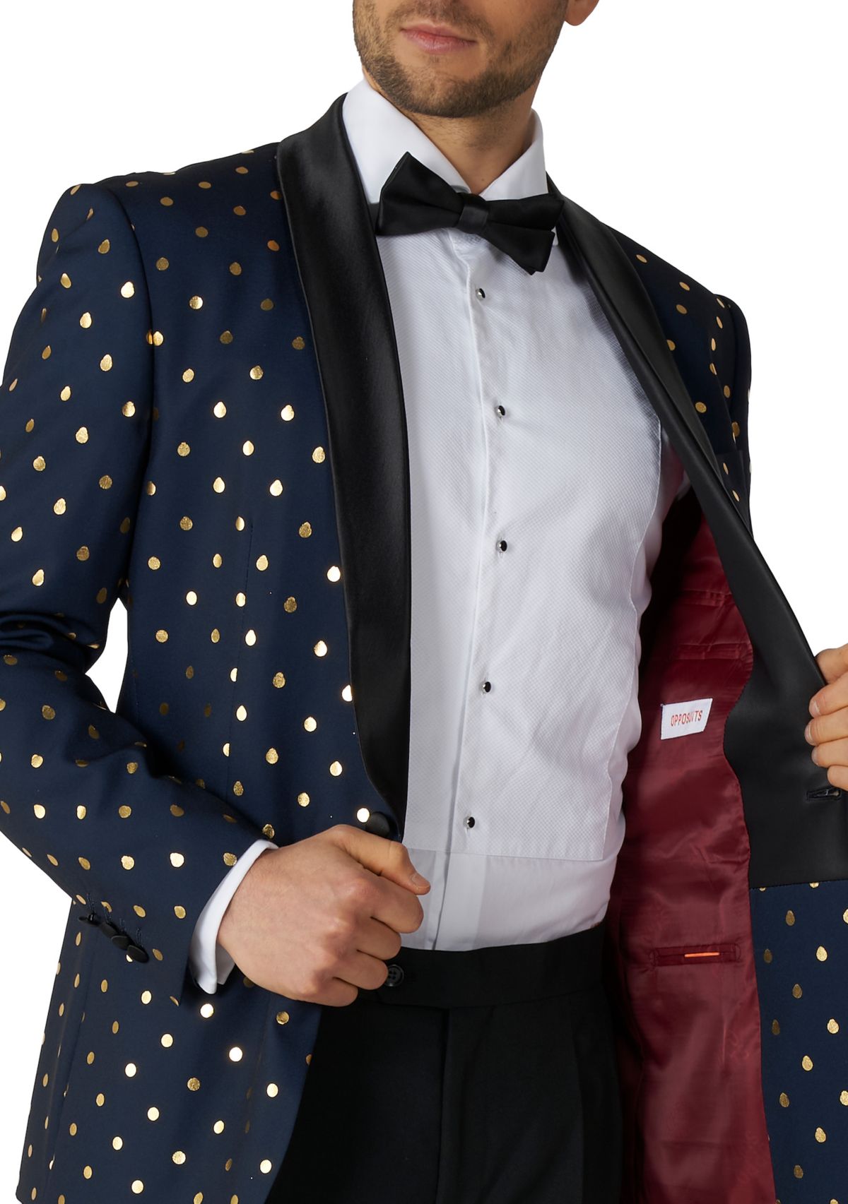 Goldy Dots Tuxedo 2 Piece Tuxedo + Bow Tie