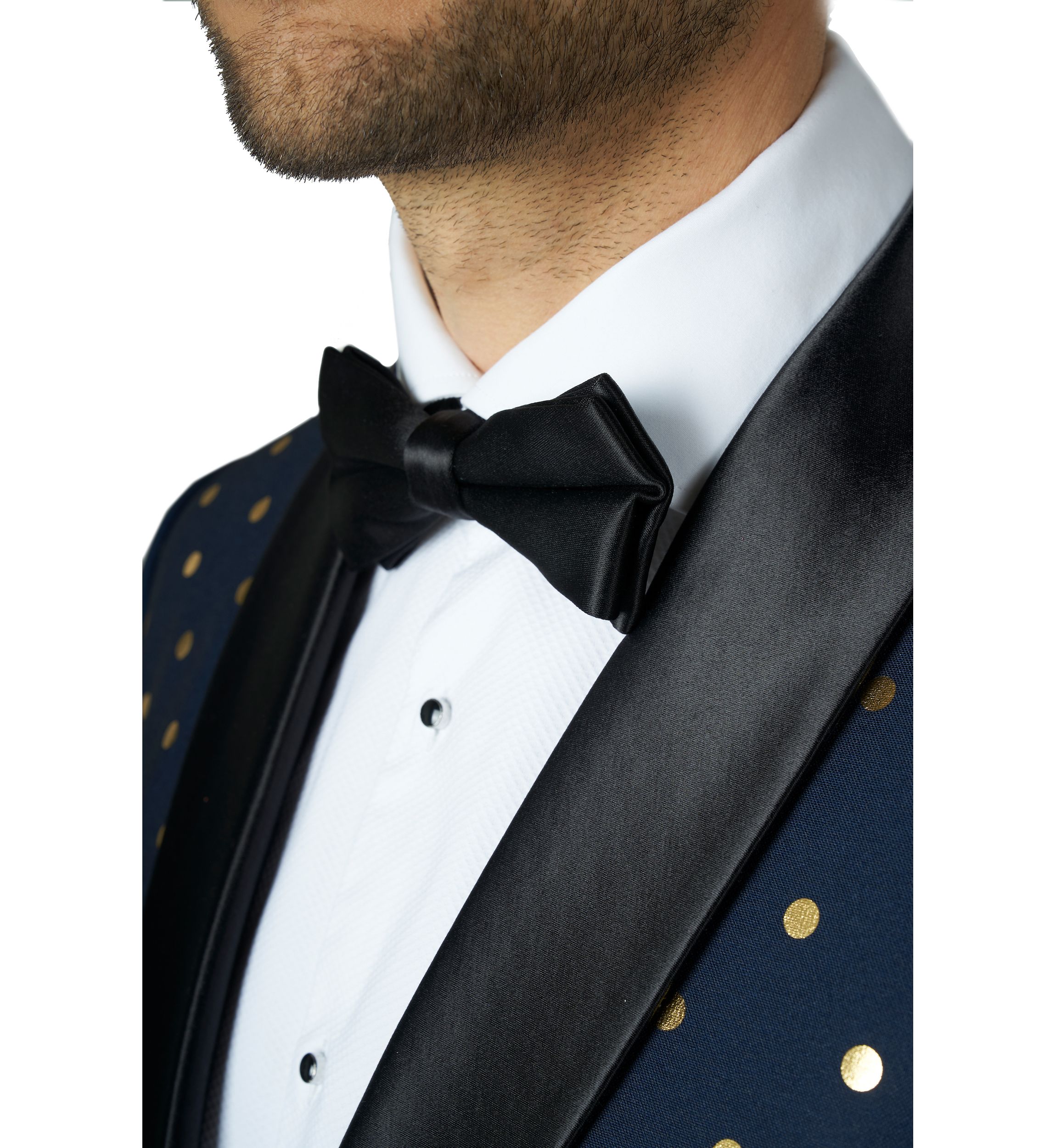 Goldy Dots Tuxedo 2 Piece Tuxedo + Bow Tie