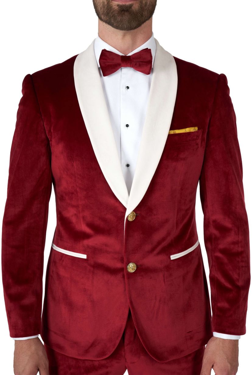 Velvet Vibes Tuxedo 2 Piece Tuxedo + Bow Tie