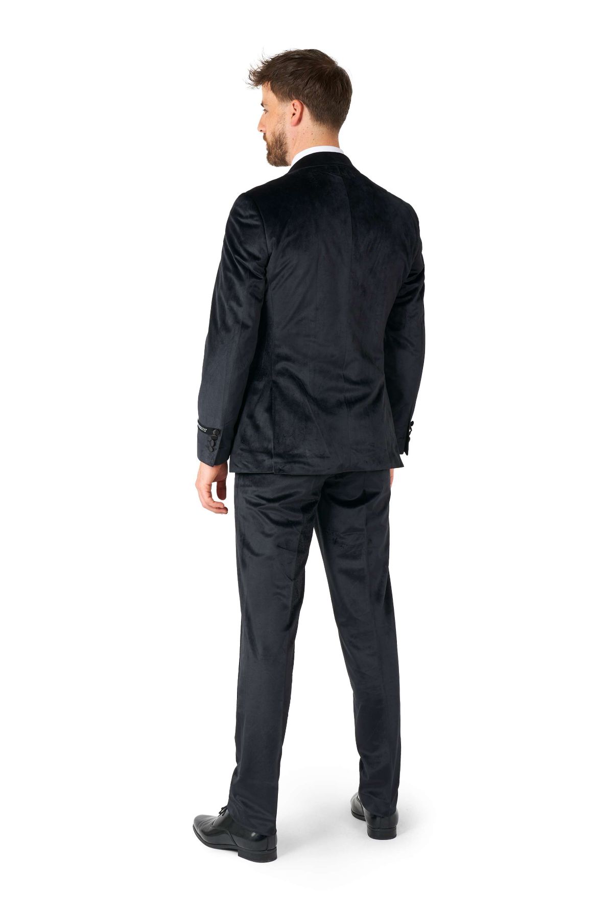 Midnight Black Velvet Tuxedo 2 Piece Tuxedo + Bow Tie