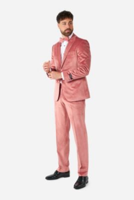 OppoSuits Vintage Pink Velvet Tuxedo 2 Piece Tuxedo + Bow Tie | belk