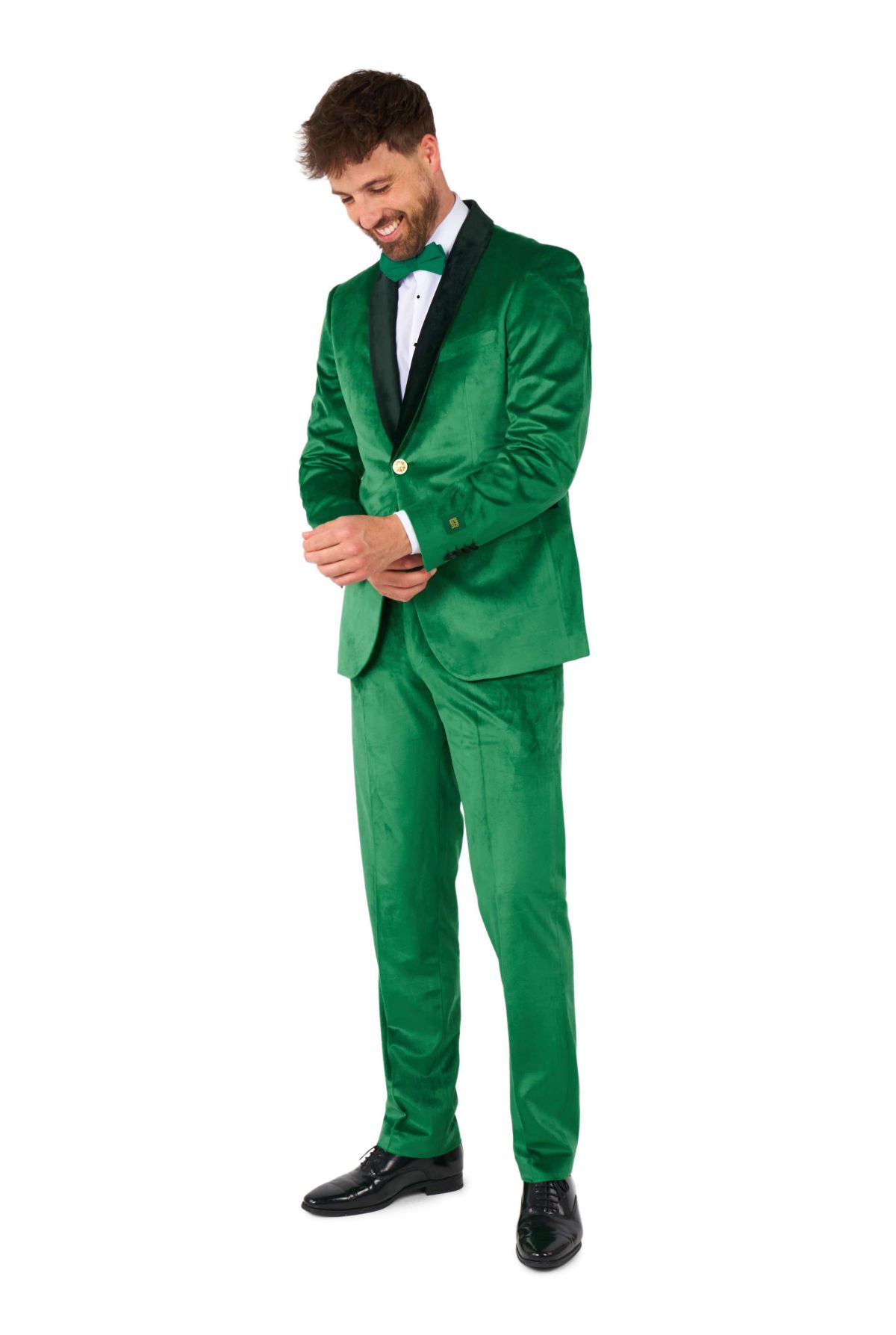Velvet Verdant   2 Piece Tuxedo + Bow Tie