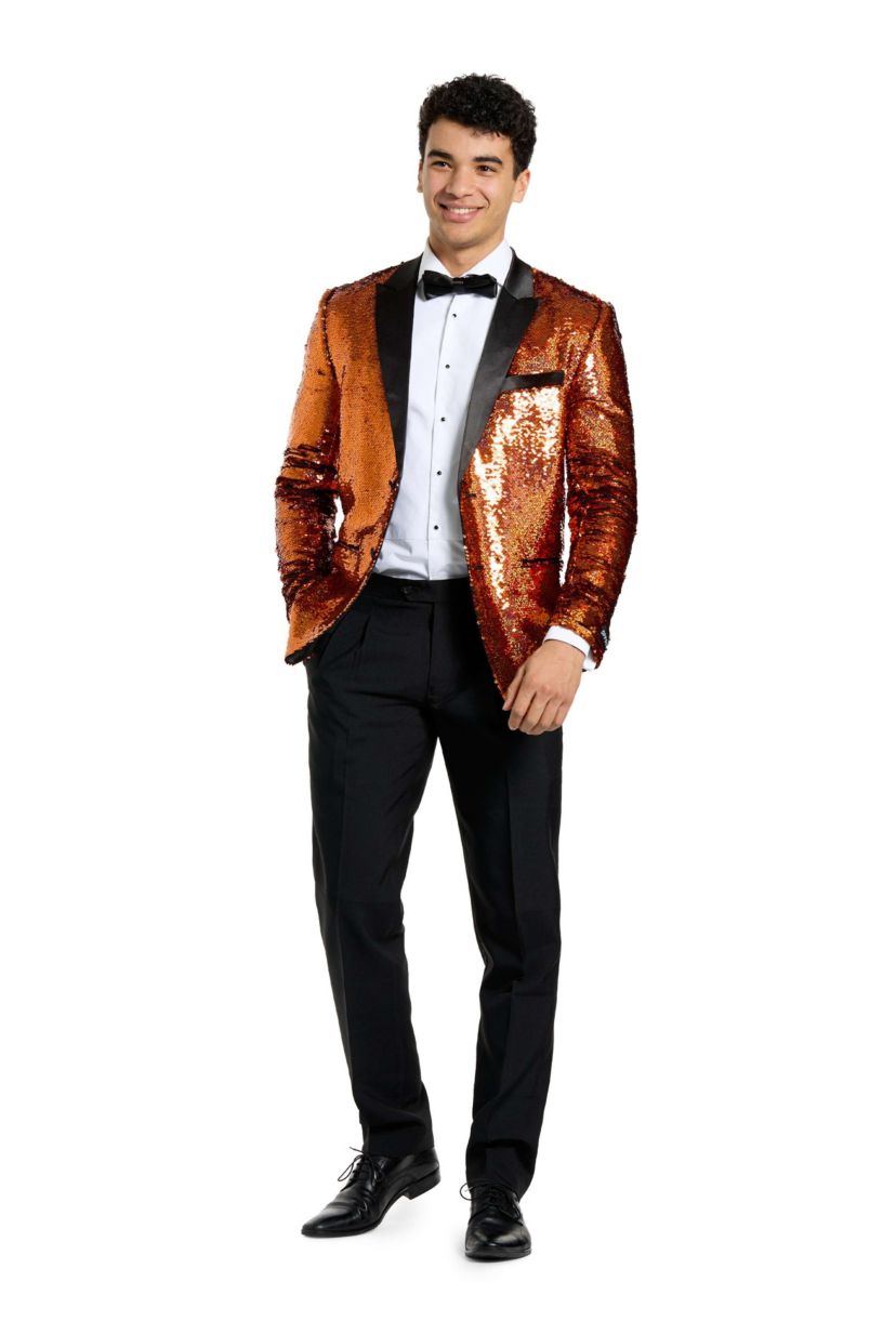 Splendid Sequins   2 Piece Tuxedo + Bow Tie