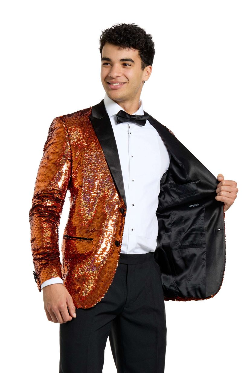Splendid Sequins   2 Piece Tuxedo + Bow Tie