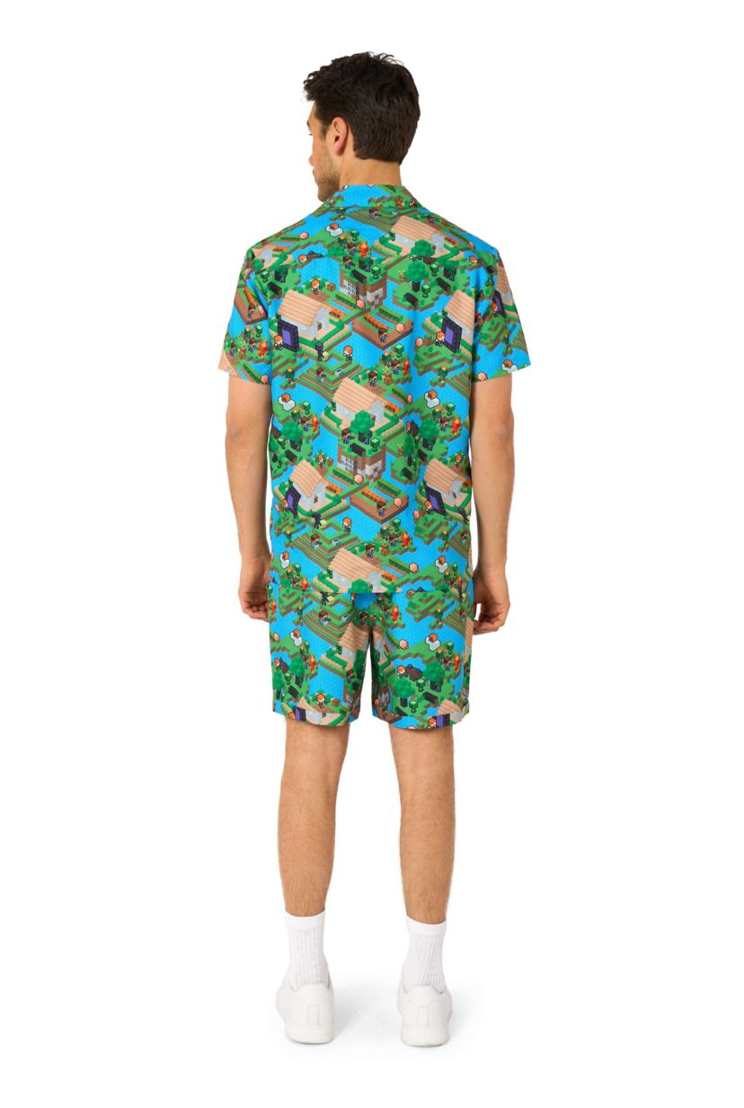 OppoSuits Mens Summer Set - Minecraft