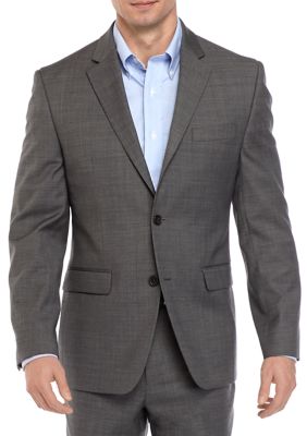 Crown & Ivy™ Gray Sharkskin Stretch Suit Separate Coat | belk